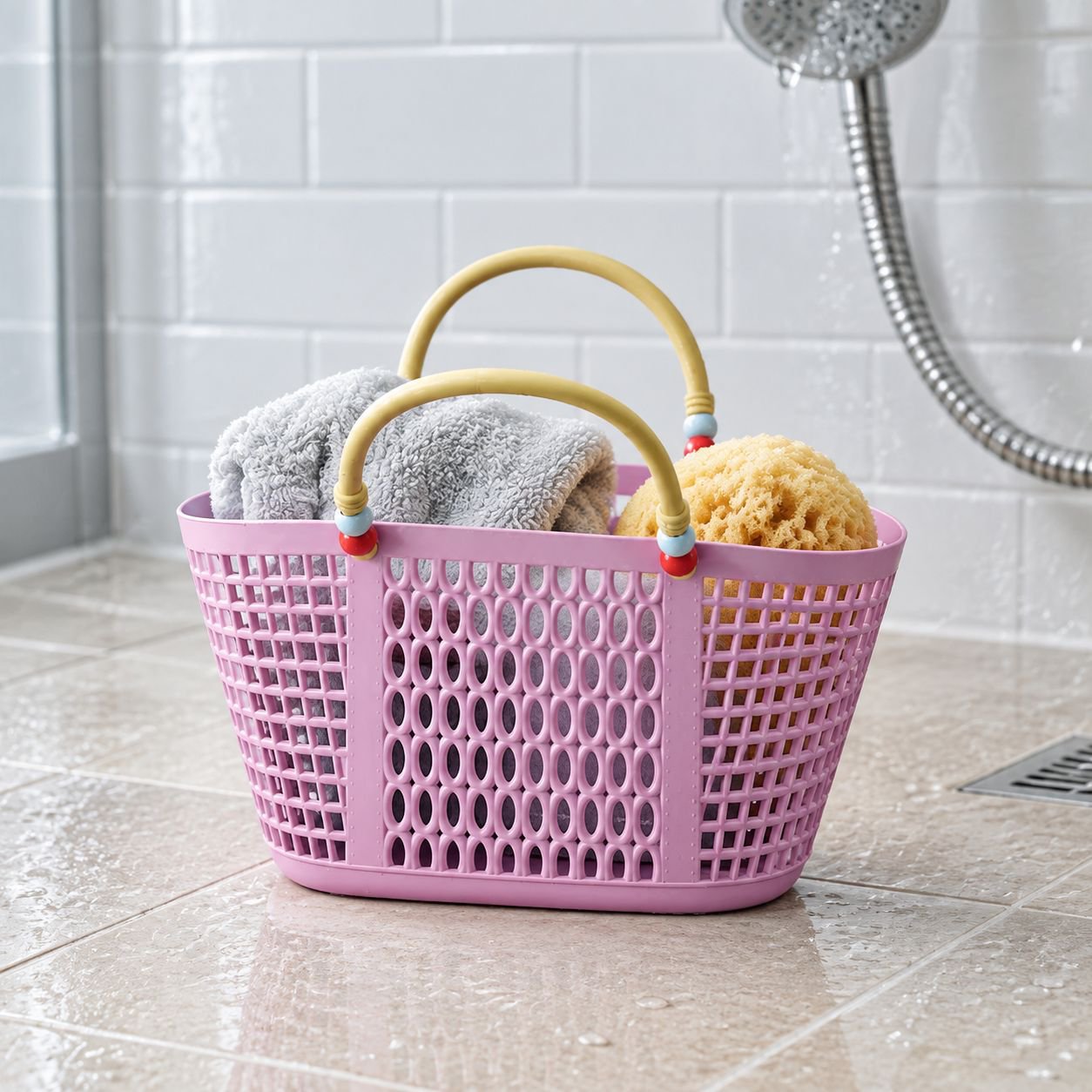 Fashionable Portable Plastic Swimming Basket