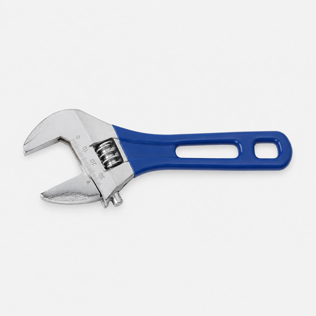 Llave ajustable de mango corto de gran calibre