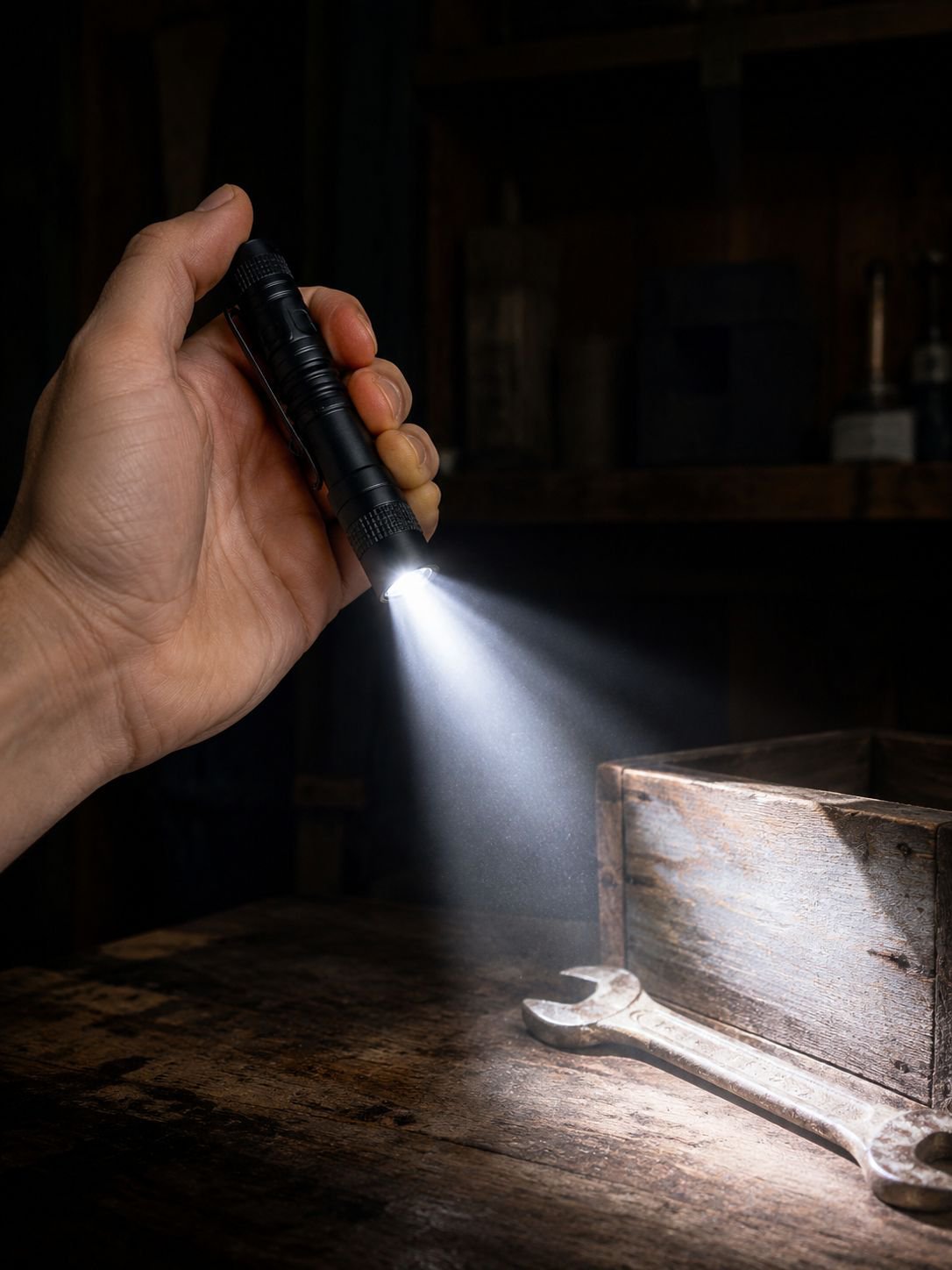 Portable High Intensity Flashlight