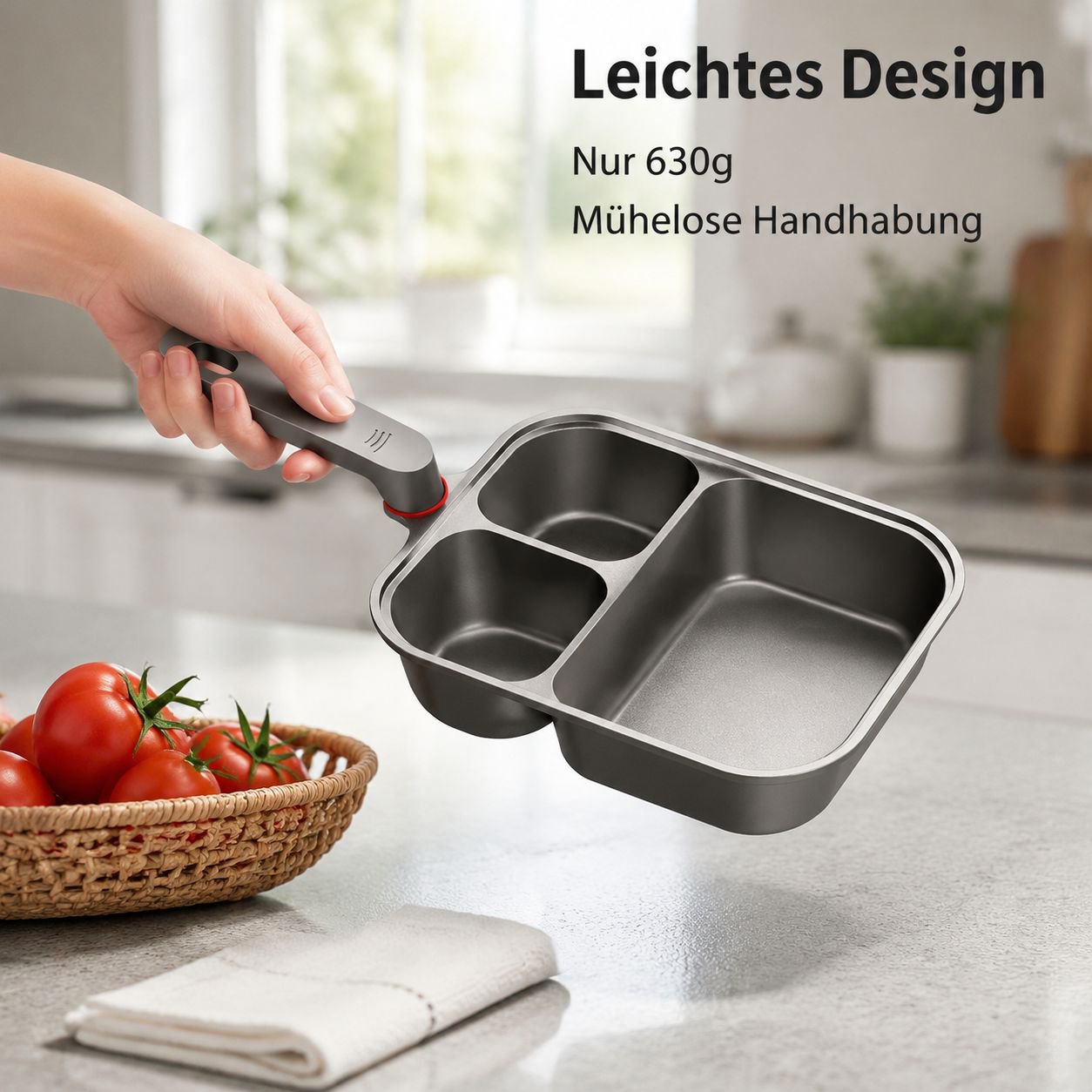 3-in-1 Frühstückskocher zum Braten von Eiern