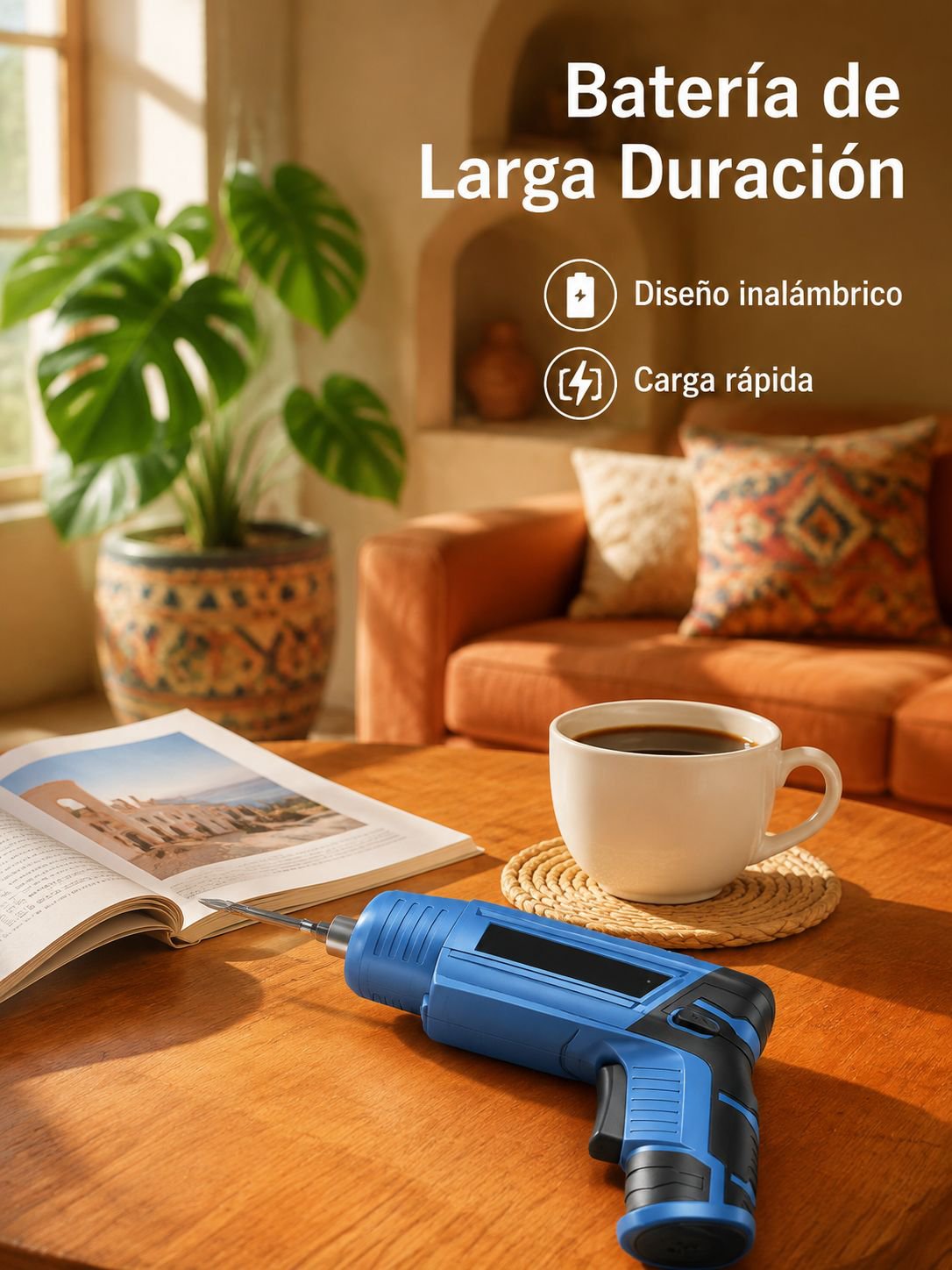 Mini Destornillador Eléctrico Recargable para Uso Doméstico con Set de Herramientas