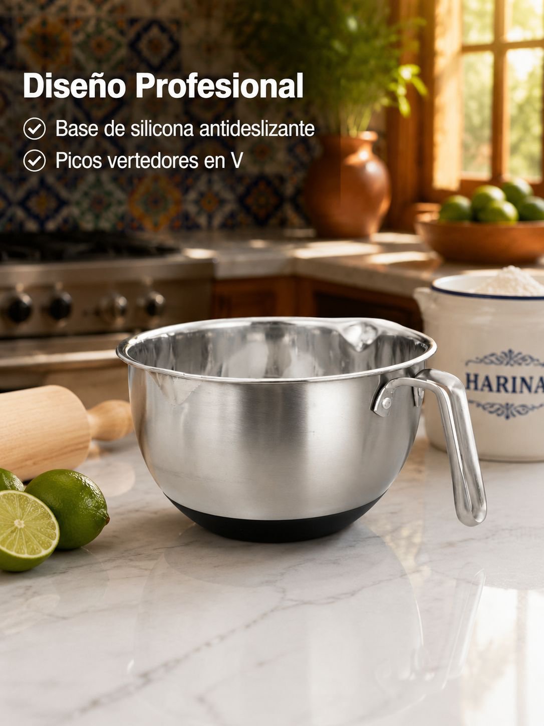 Lavabo con base de silicona