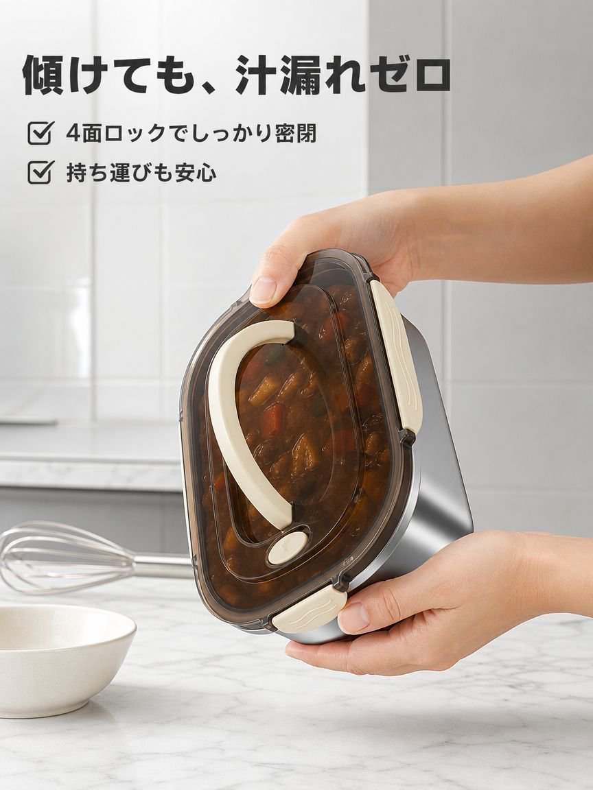 ステンレス製食品保存容器