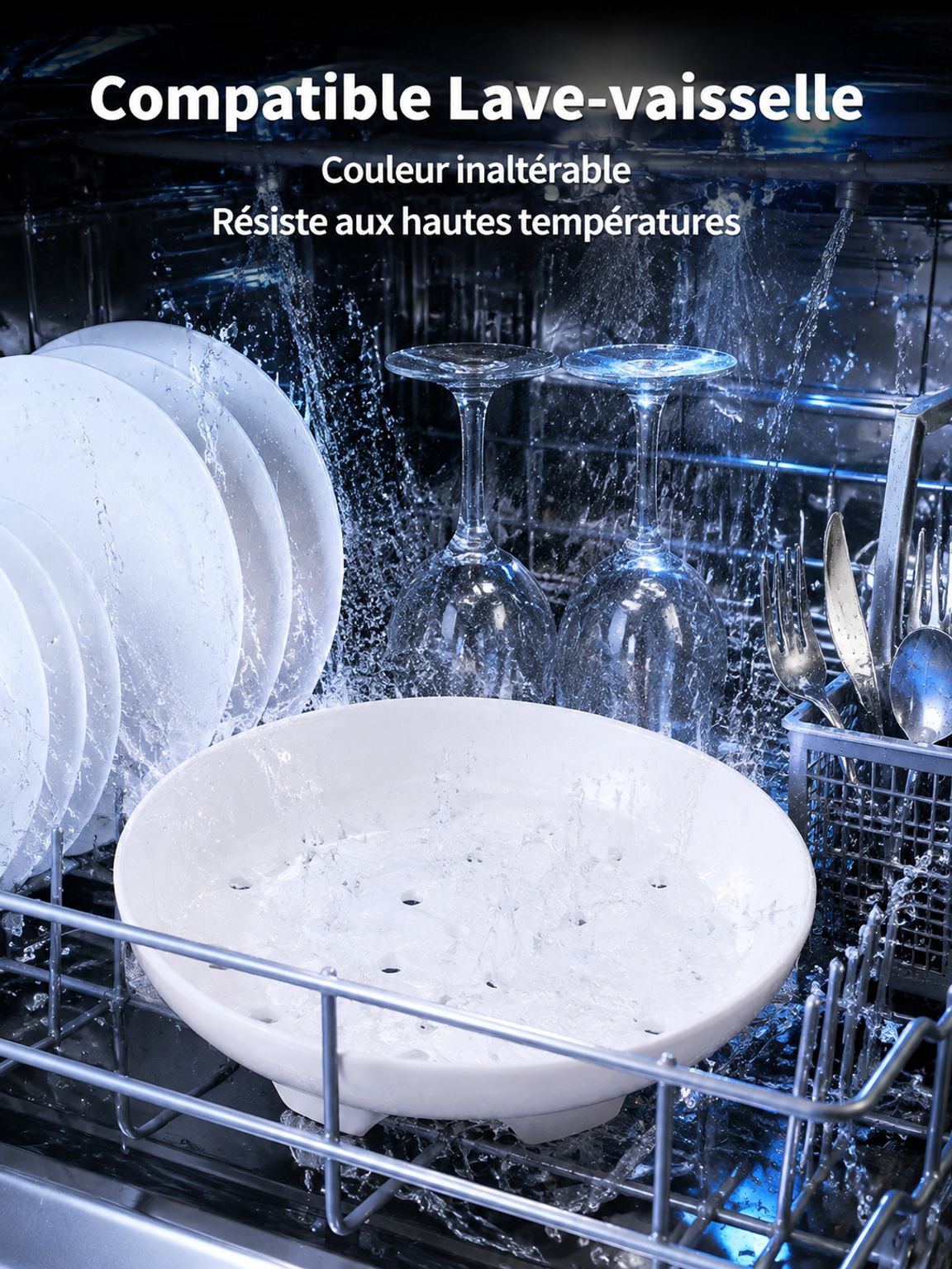 Préparation rapide des repas avec un plateau à vapeur