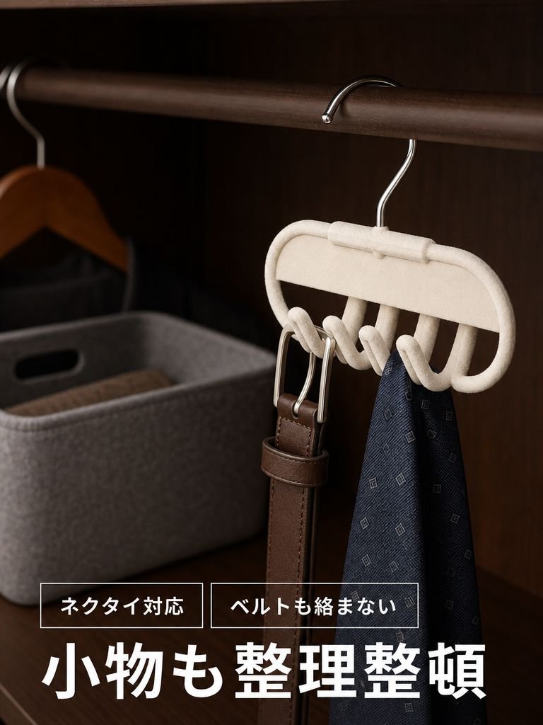 ミニ衣類ハンガー多機能収納ラック