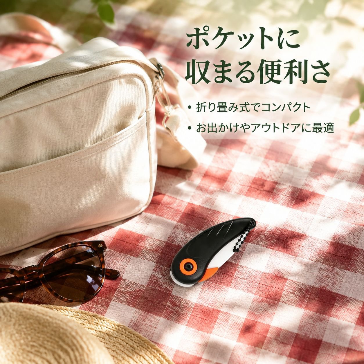 折りたたみ式フルーツナイフ