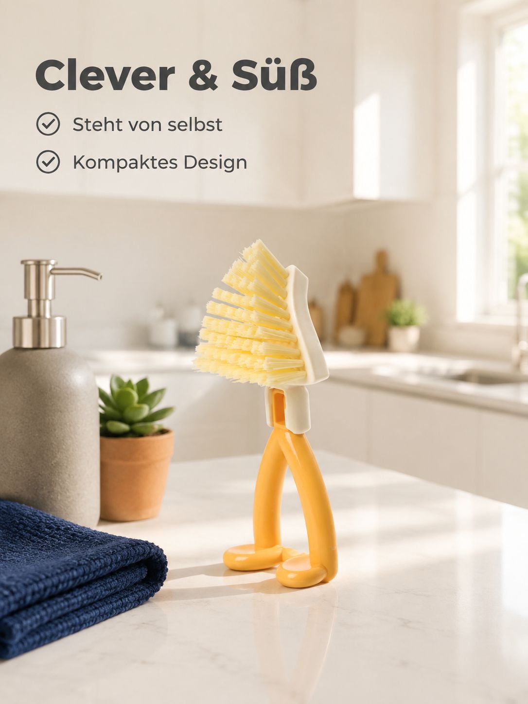 Multifunktionale faltbare Dreieck-Bürste