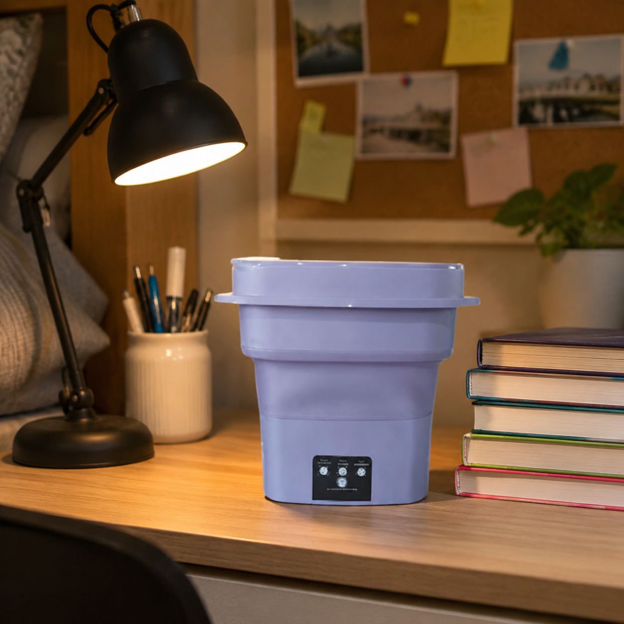 User-friendly mini washing machine for quick laundry