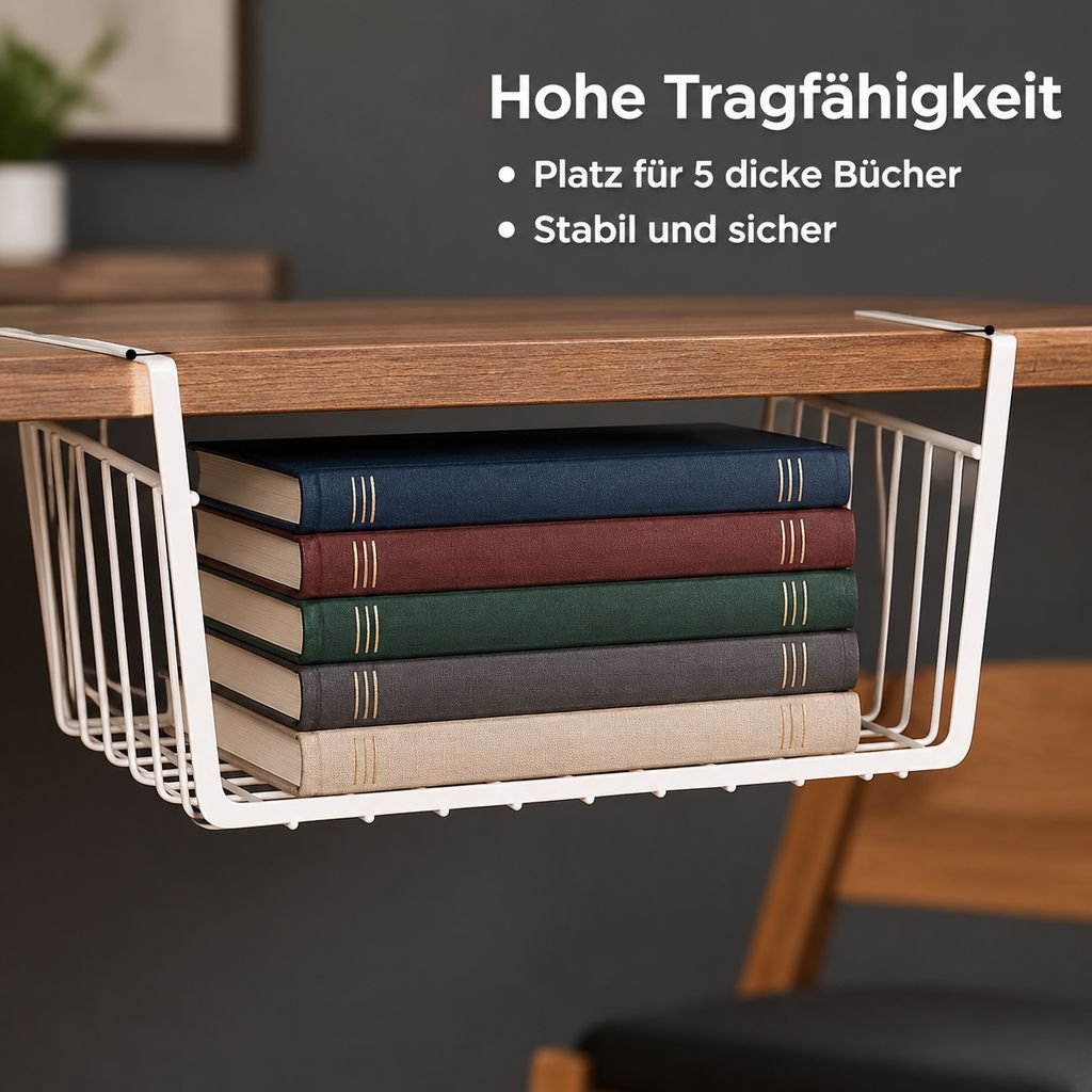 Schrank Hängeablage aus Metall für organisierte Aufbewahrung