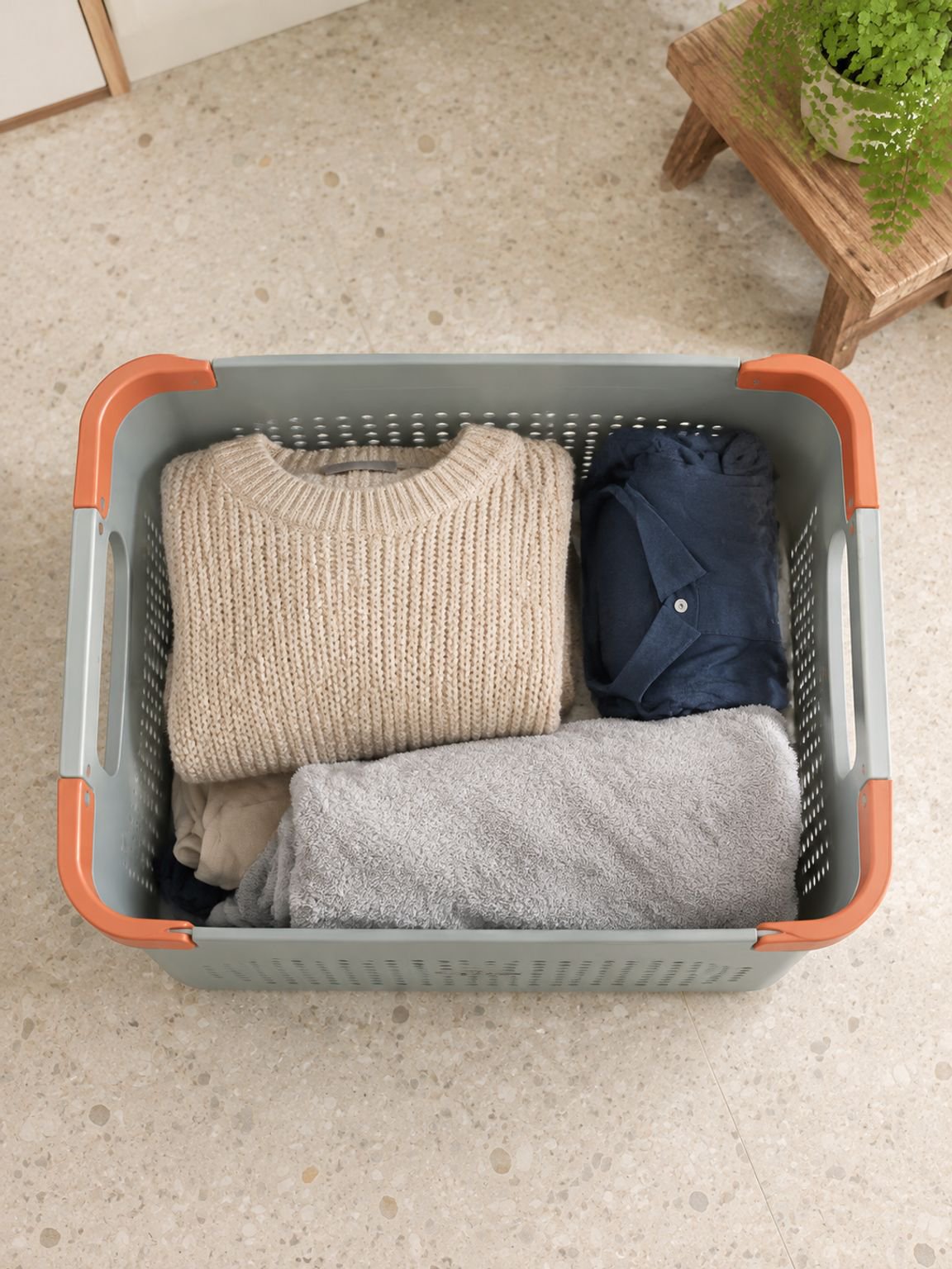 Panier à linge de haute qualité et facile à transporter