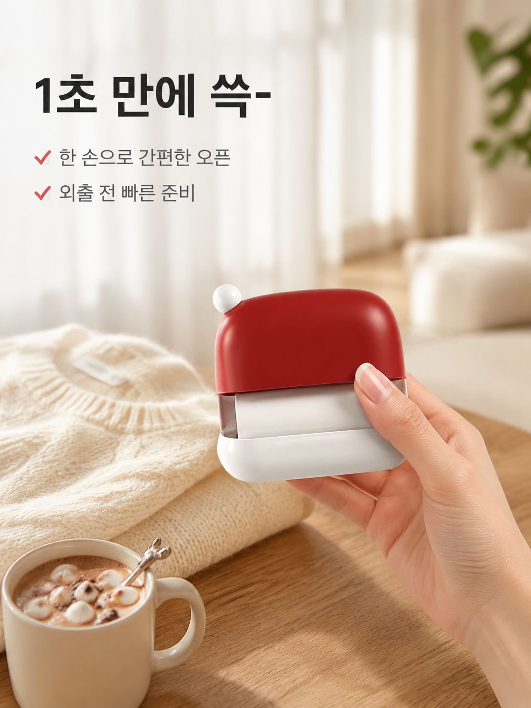 미니 드럼 의류 점모기