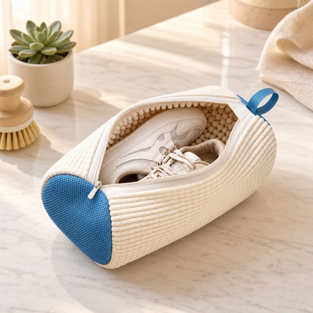 Home Shoe Cleaning Bag with Anti-Deformation Brush Set