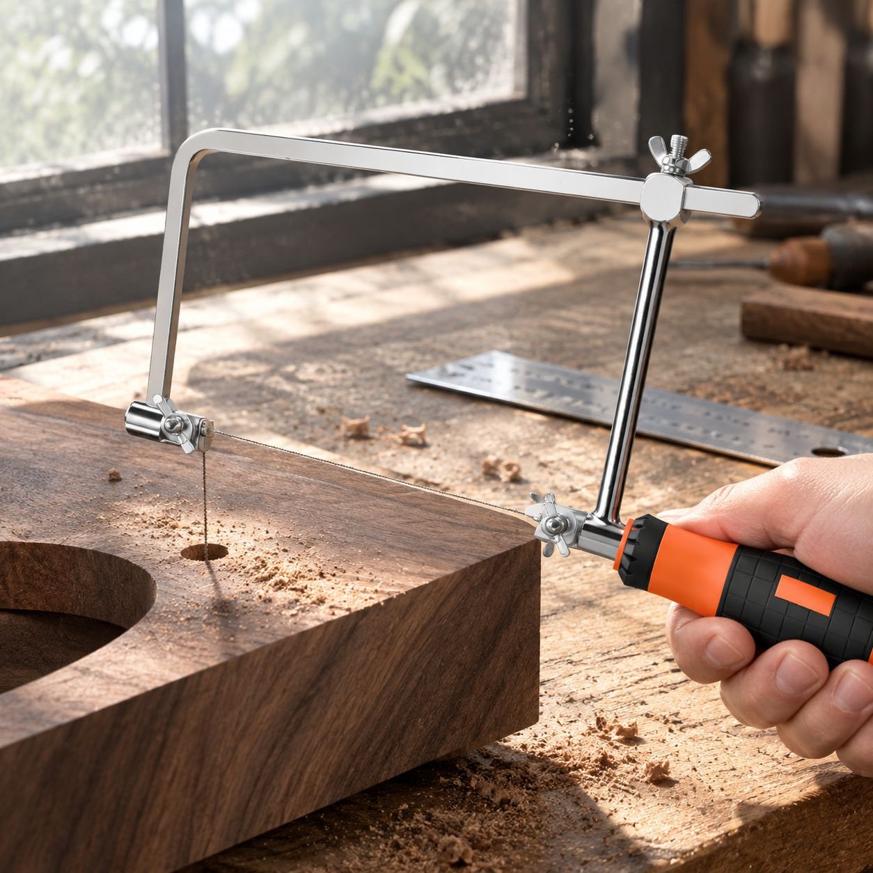 Mini sierra mágica de bricolaje para carpintería y corte de alambre
