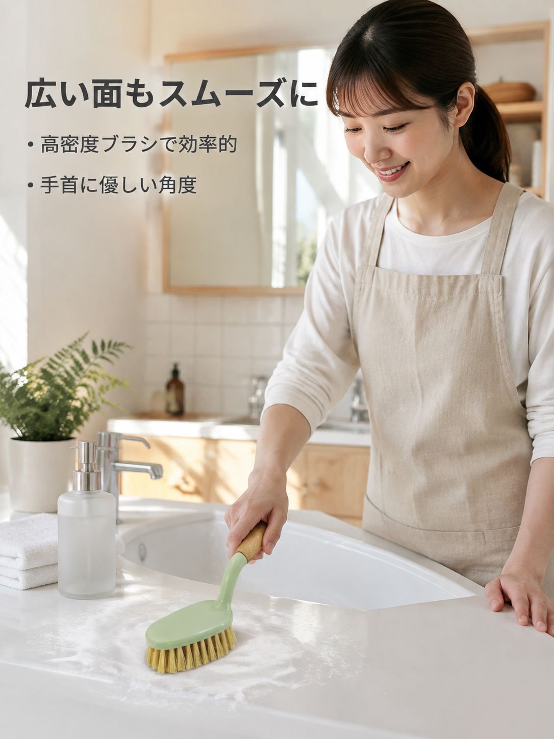 ハンドル付きクリーニングブラシ