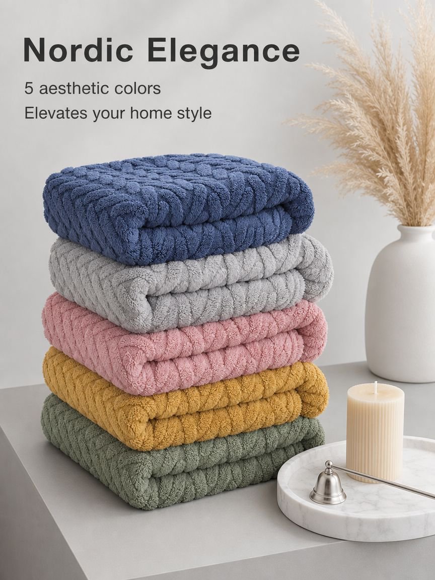 Thickened Jacquard Fleece Blanket