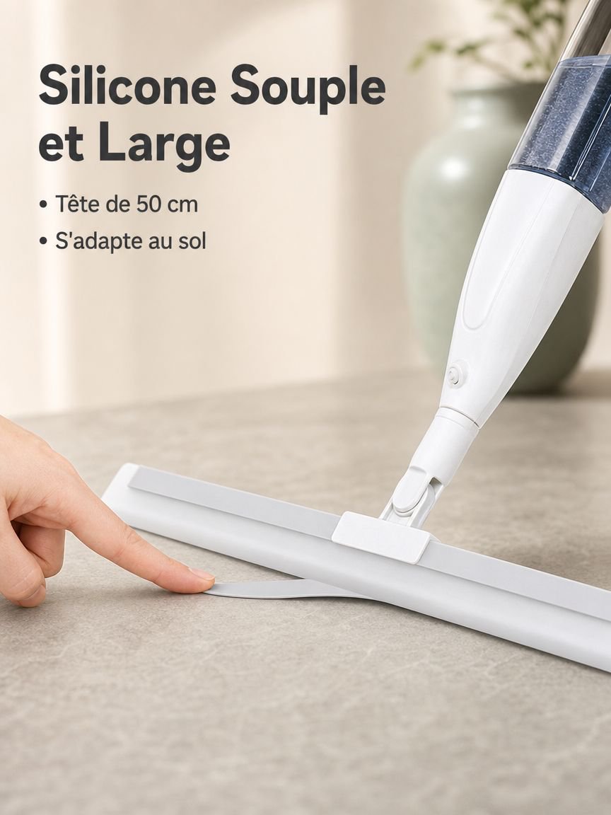 Nettoyage efficace avec balai magique à main