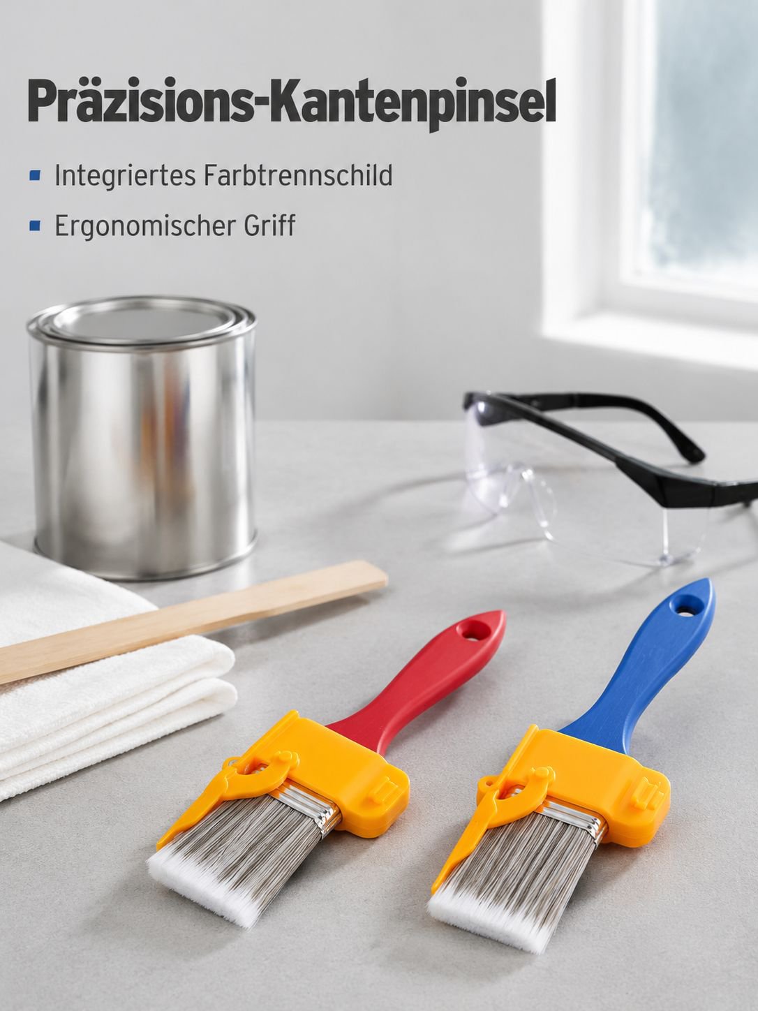 Multifunktionaler Kantenschneider Farbtrennpinsel