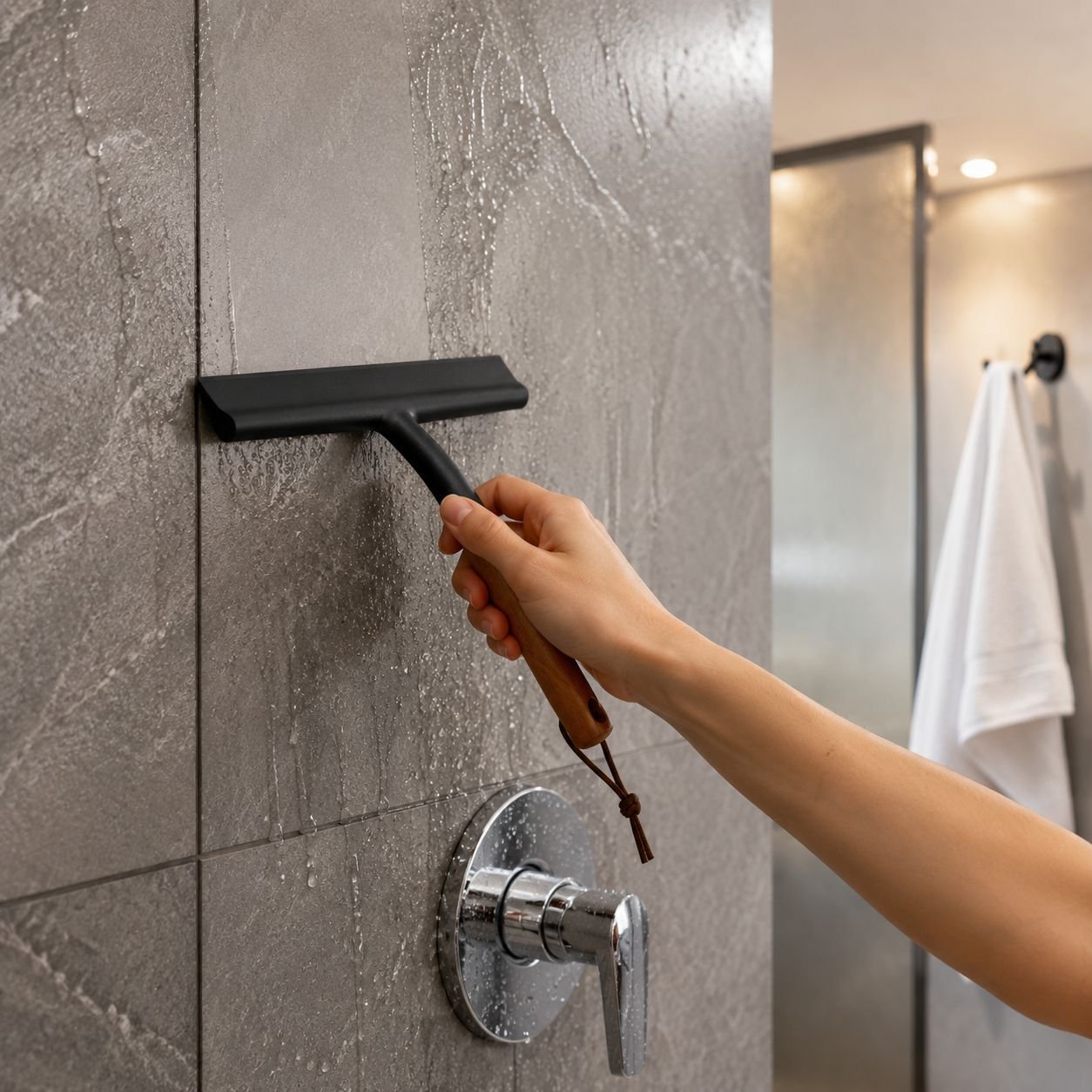 Multi-Purpose Silicone Squeegee for Window Cleaning