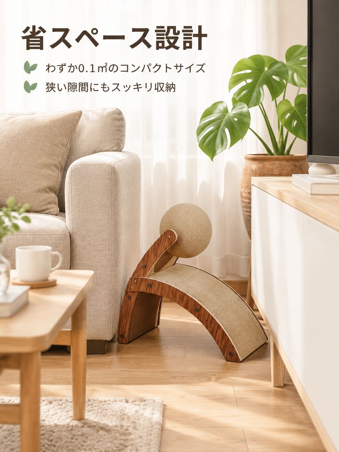 自分で遊べる耐久猫用おもちゃ 爪とぎ神器