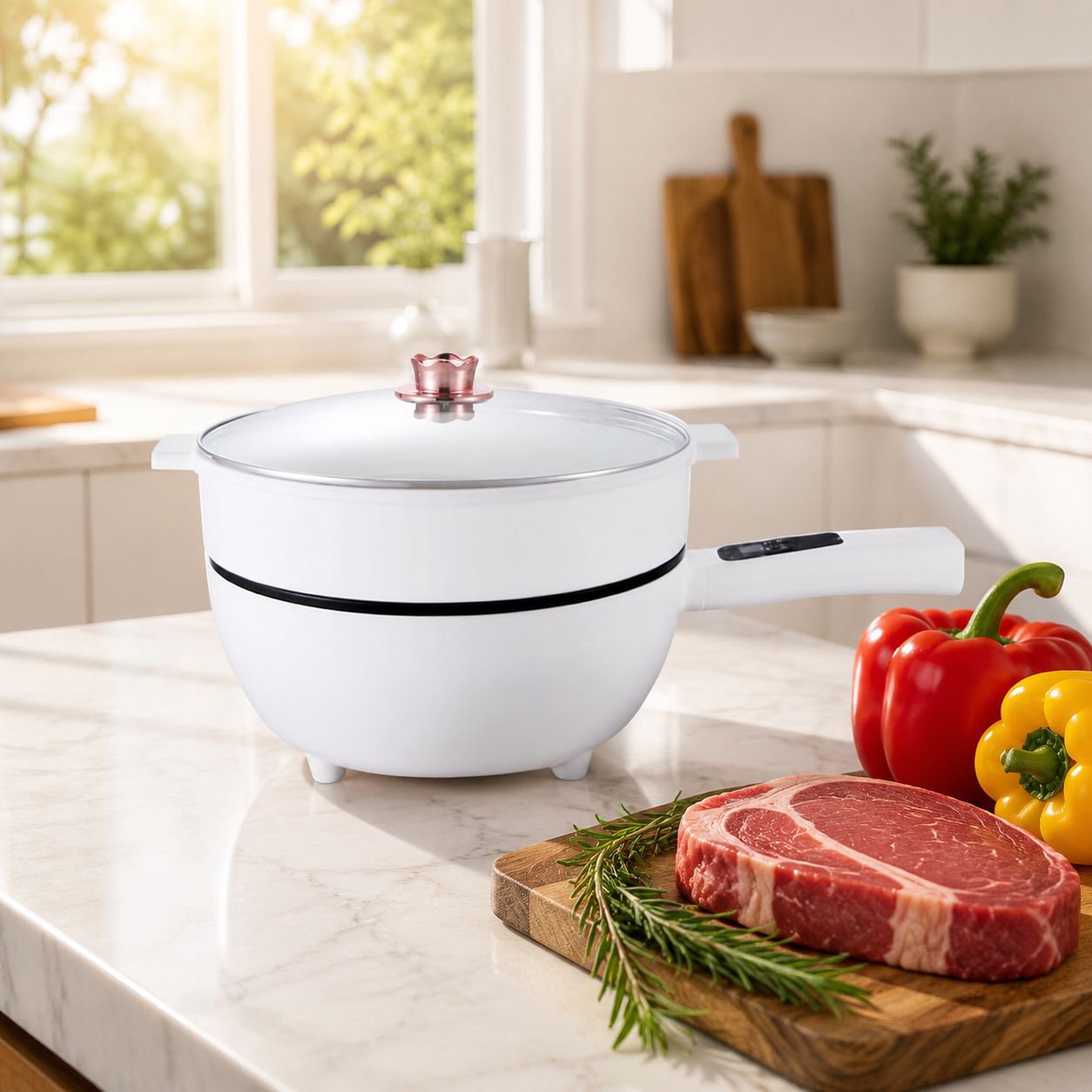 Automatic Multifunctional Electric Frying Pan