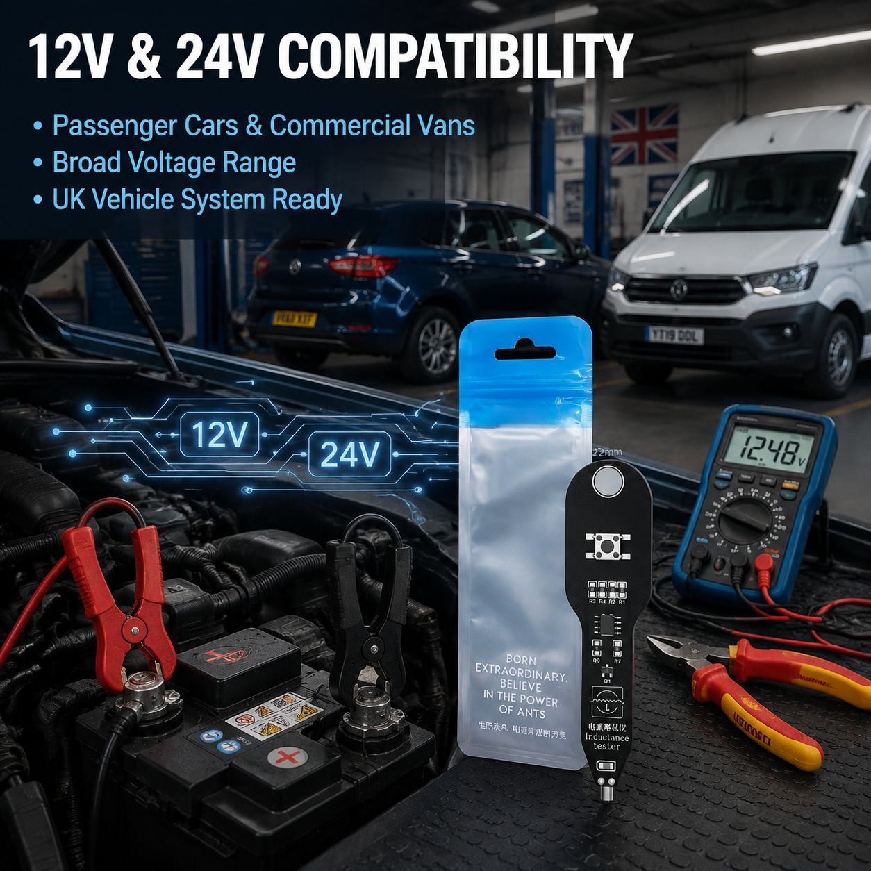 Circuit Electromagnetic Induction Fault Detector Multifunction Tester