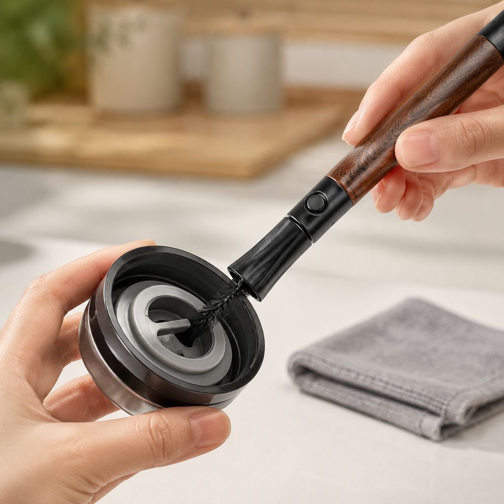 Multi-Functional Bendable Cup Brush