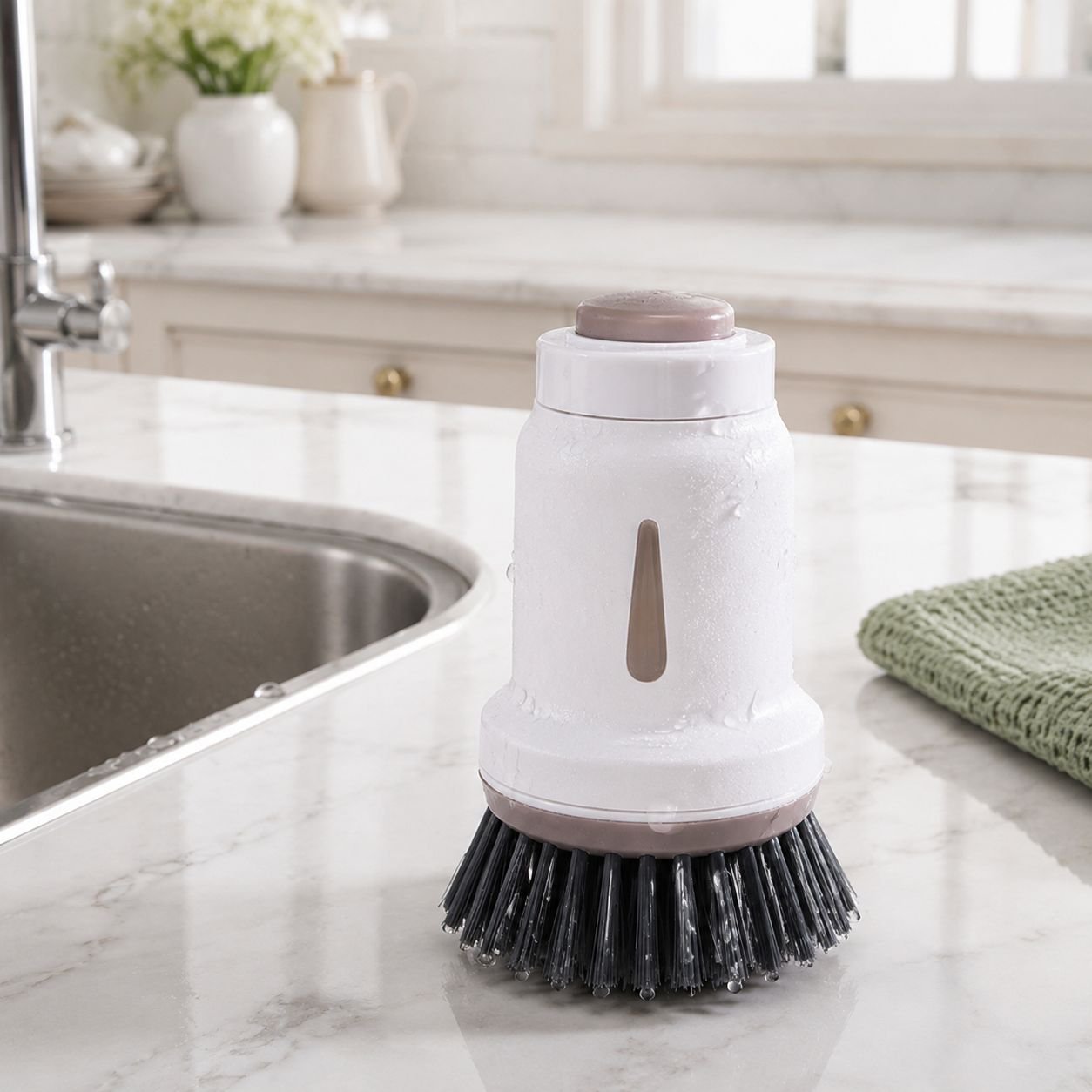 Brosse à casserole haute résistance, idéale pour la cuisine