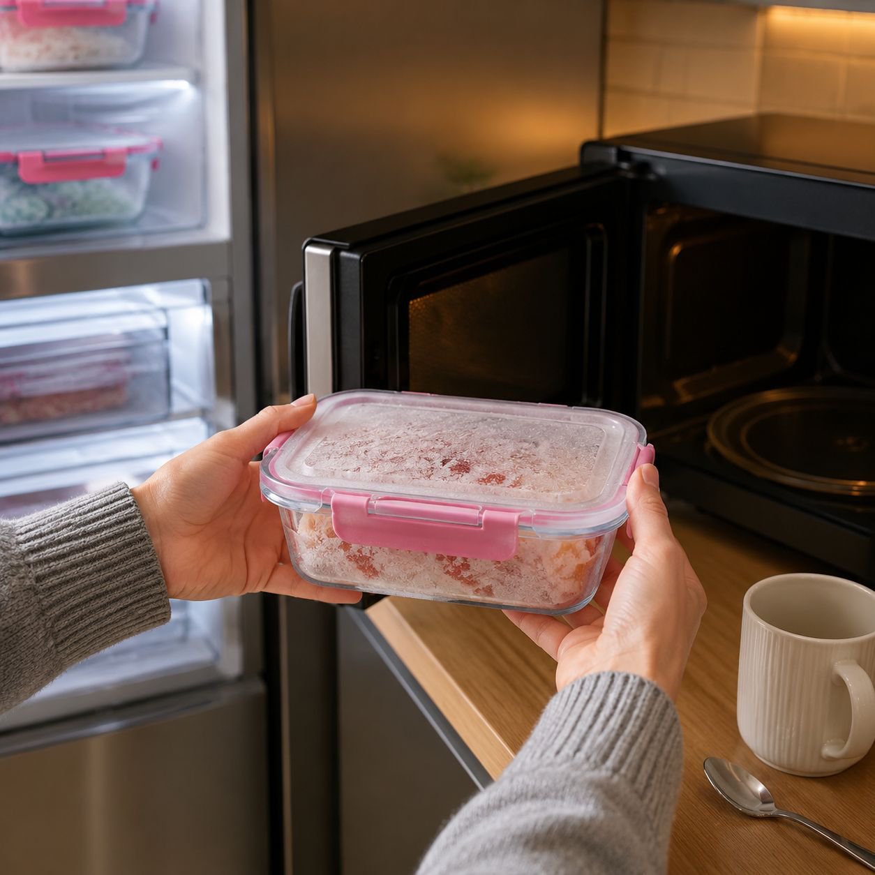 10-Pack Glass Meal Prep Containers with Sealing Lids, Microwave and Freezer Safe