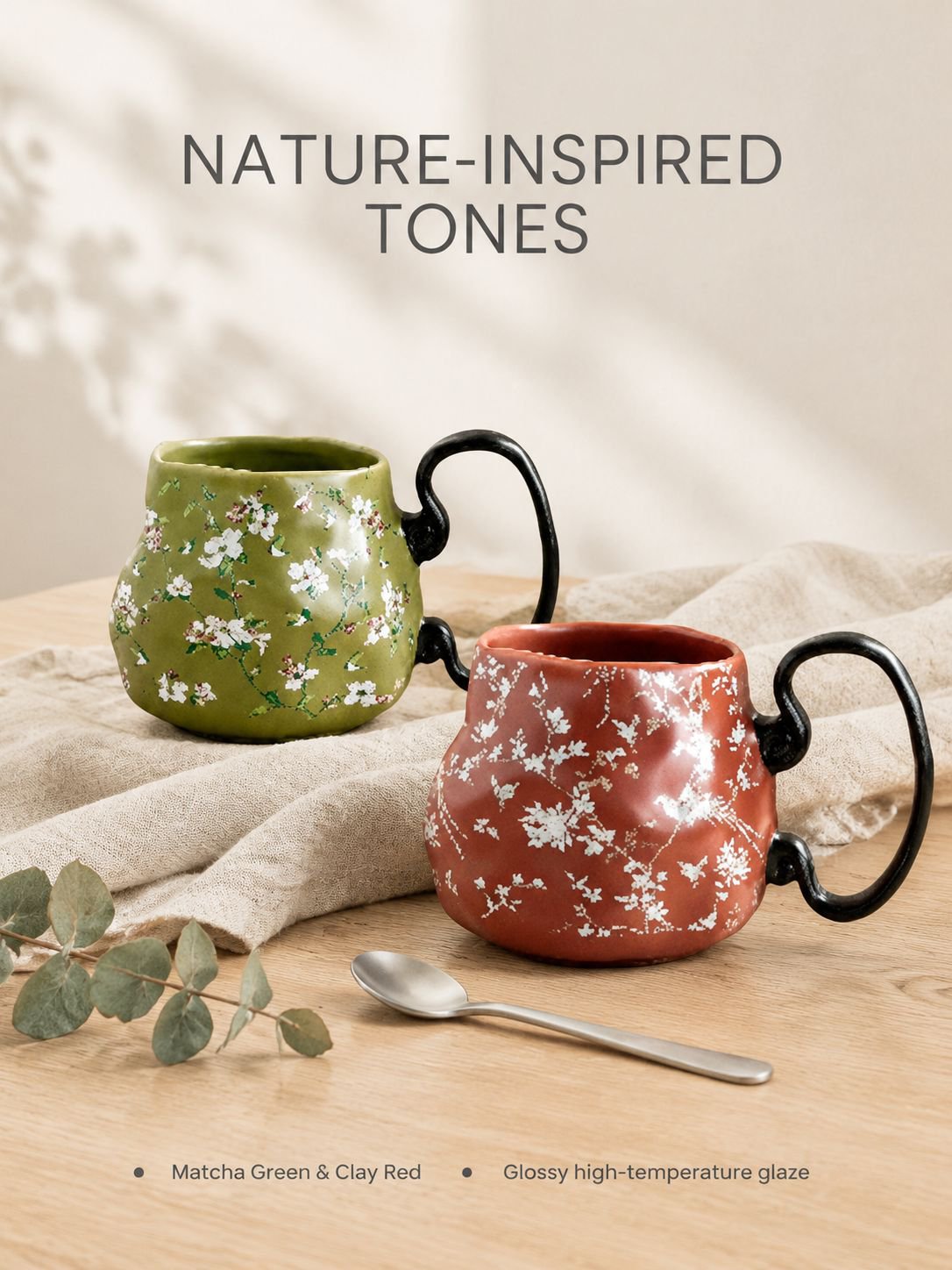Artisanal Ceramic Mug Perfect for Everyday Household Use