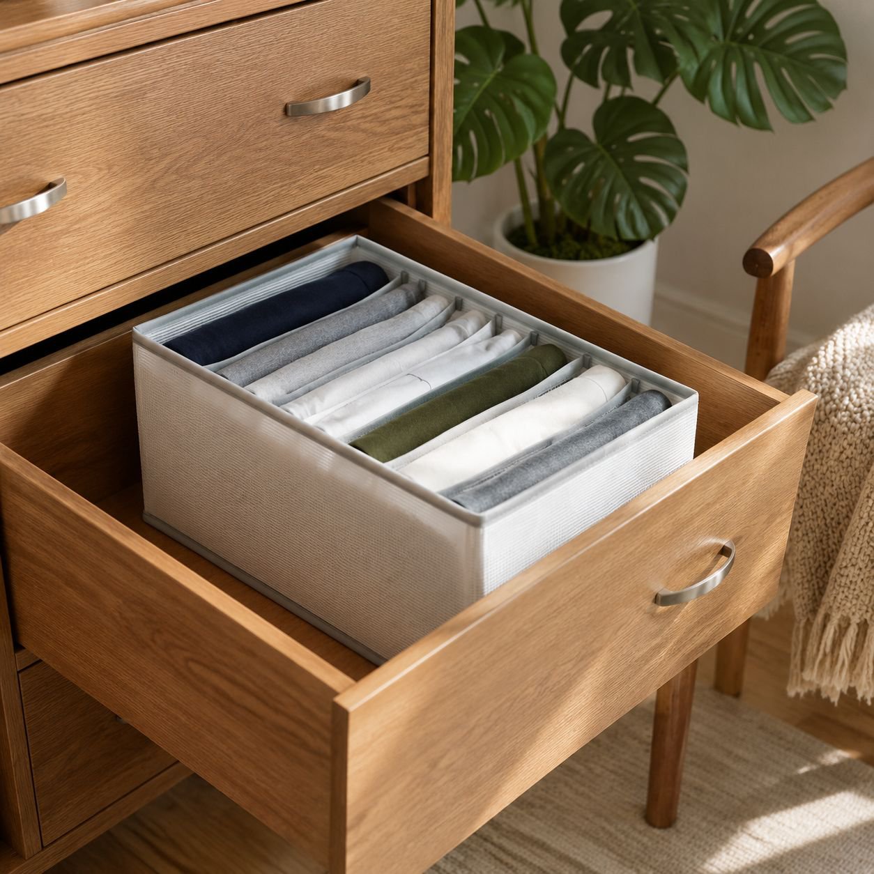 Washable Eight-Section Drawer Organiser