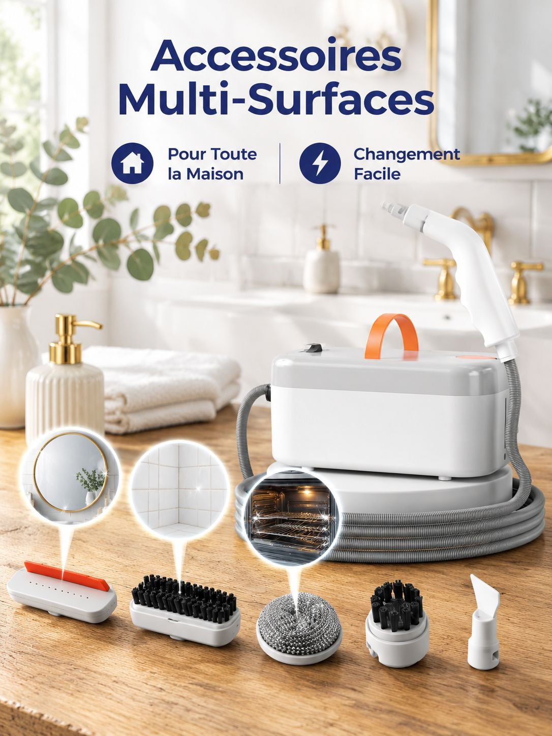 High-pressure high-temperature steam cleaner