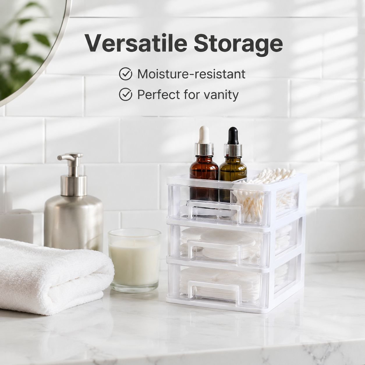 Transparent Desktop Storage Box