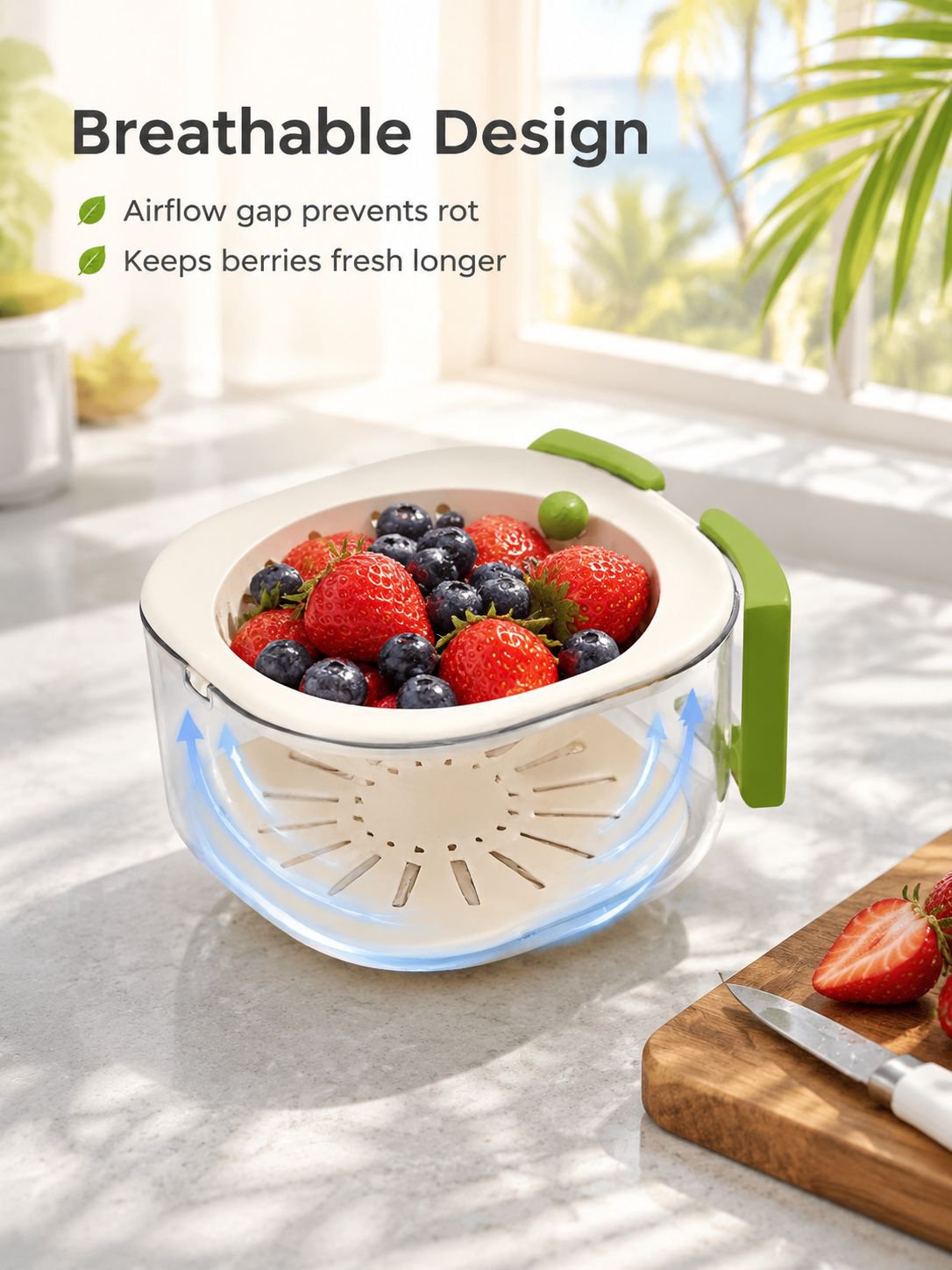 Vegetable washing basin