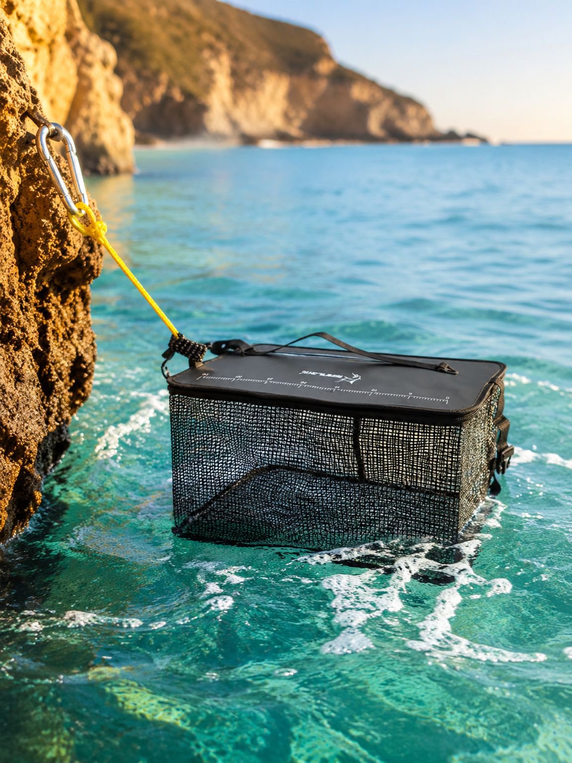 Fish guard floating securely on seawater