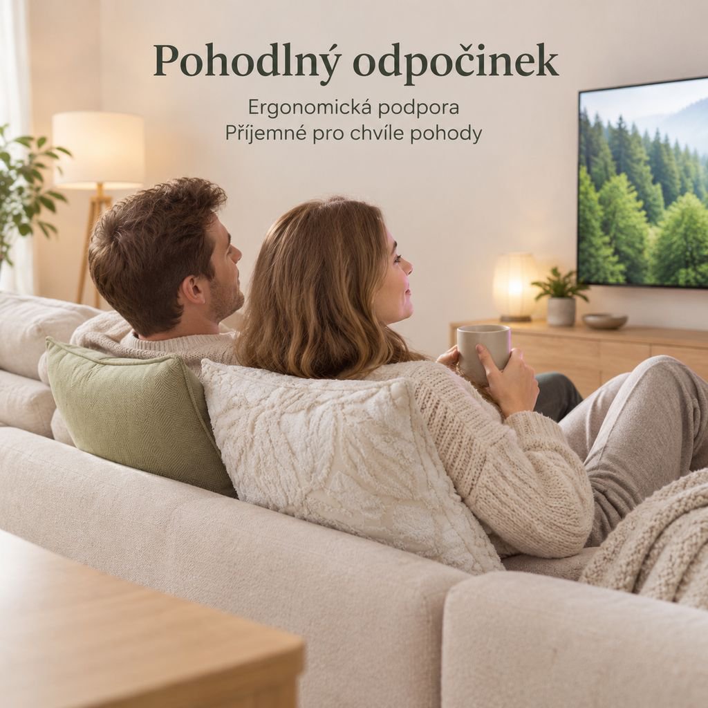 Moderní minimalistický polštář na pohovku