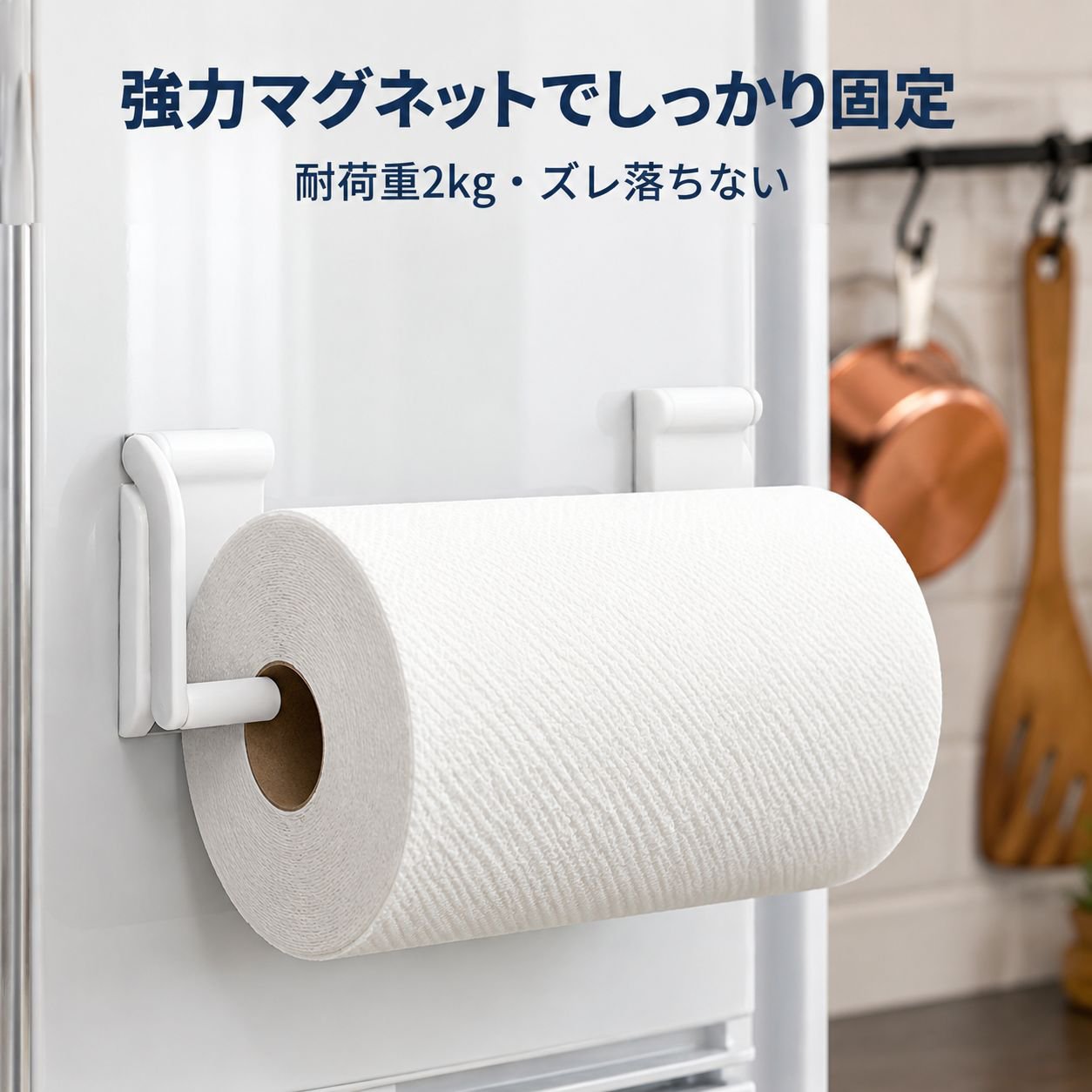 多機能マグネット式キッチン収納ラック