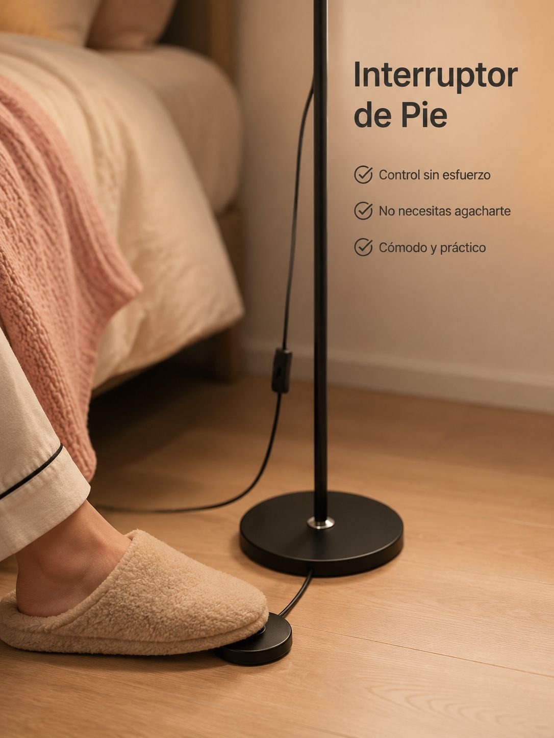 Lámpara de piso vertical ahorradora de energía