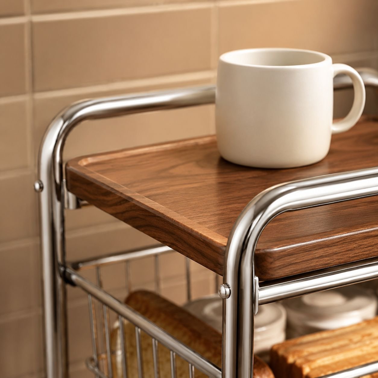 Slim Rolling Storage Organizer for Tight Spaces