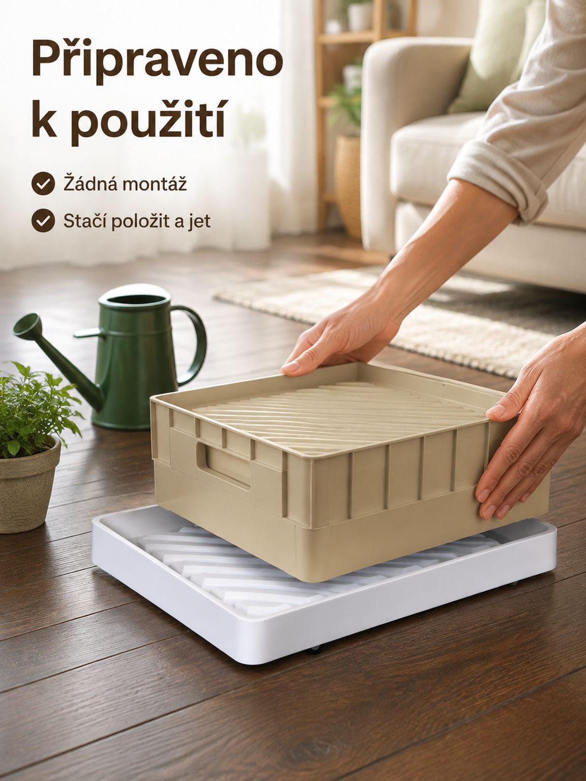Praktická úložná krabice pro moderní domácnost