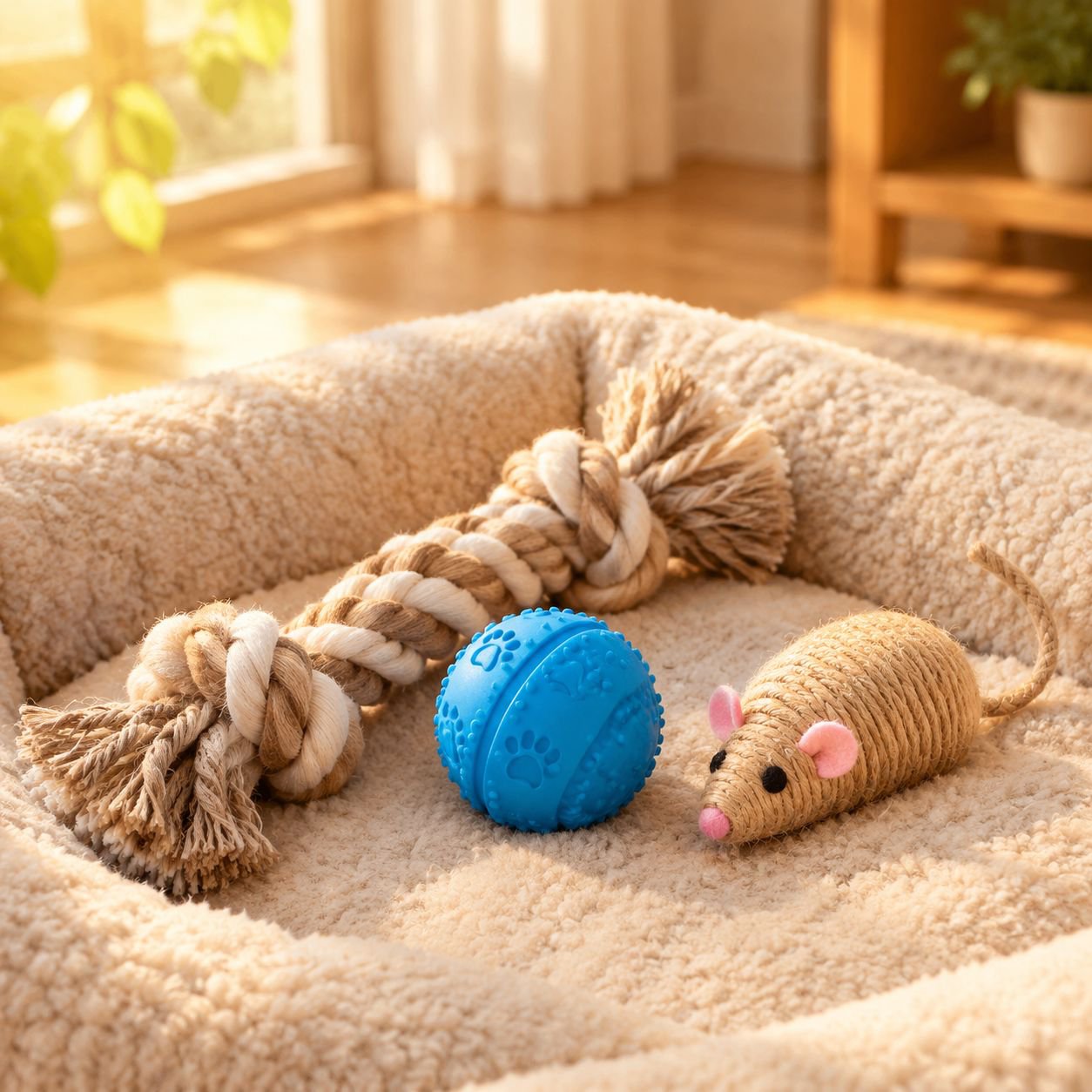 Juguetes para gatos y perros