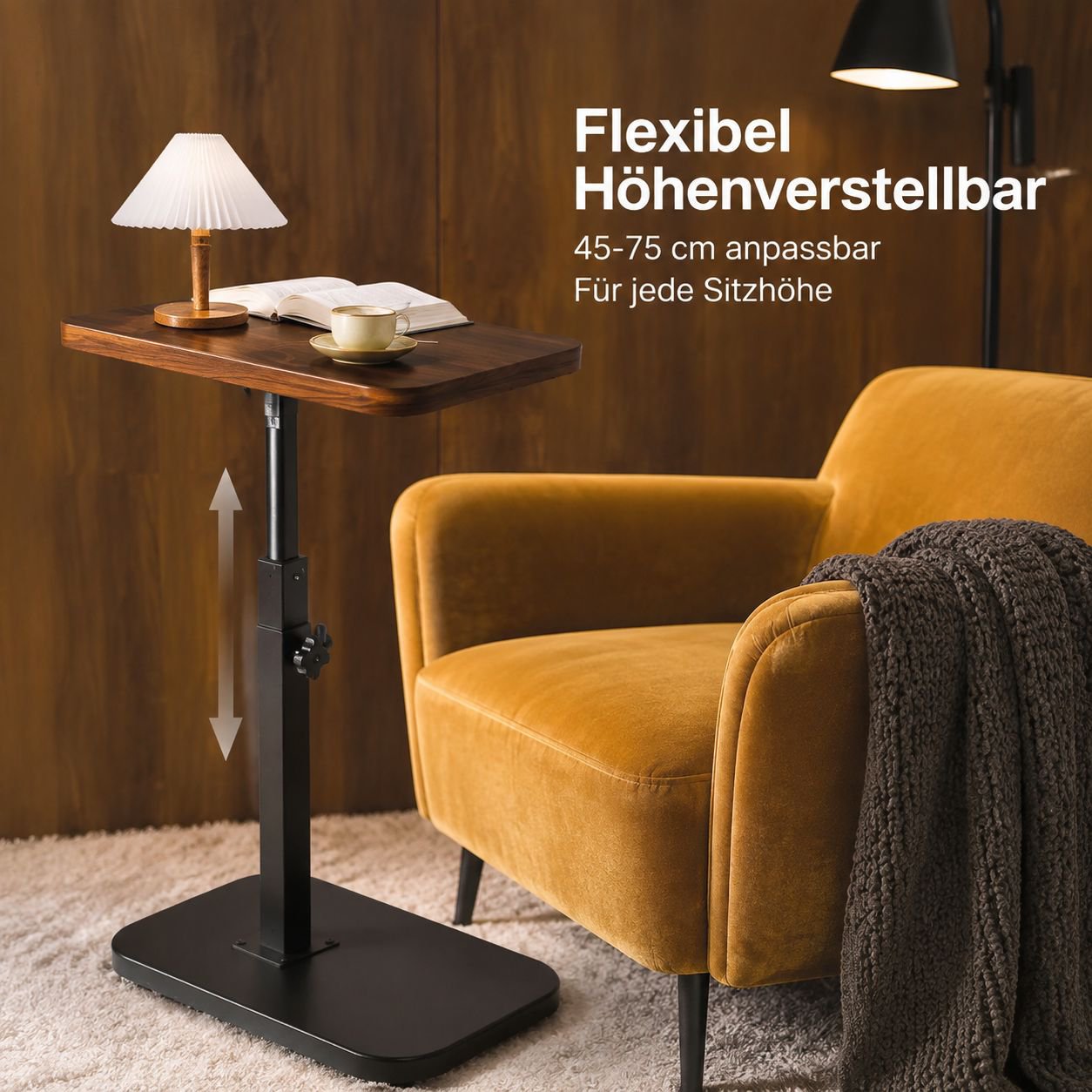 Verstellbarer Sofatisch, Wohnzimmertisch