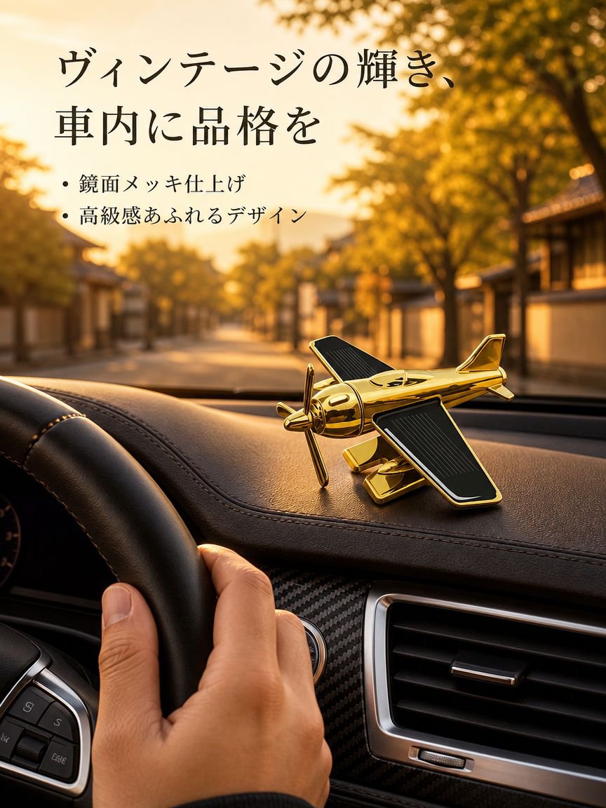 飛行機型の車用フレグランス