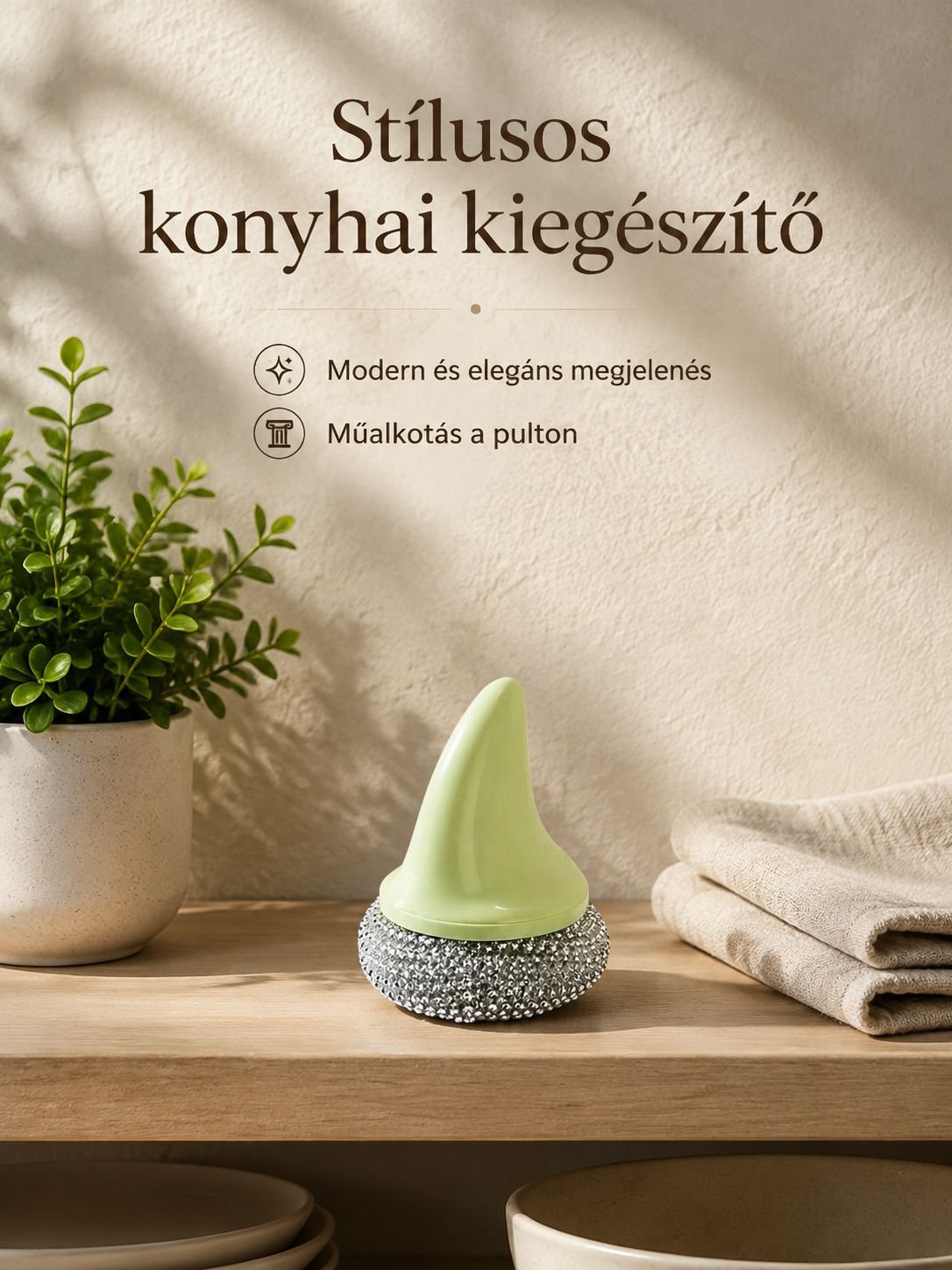 Konyhai tisztító edénykefe minden háztartásba