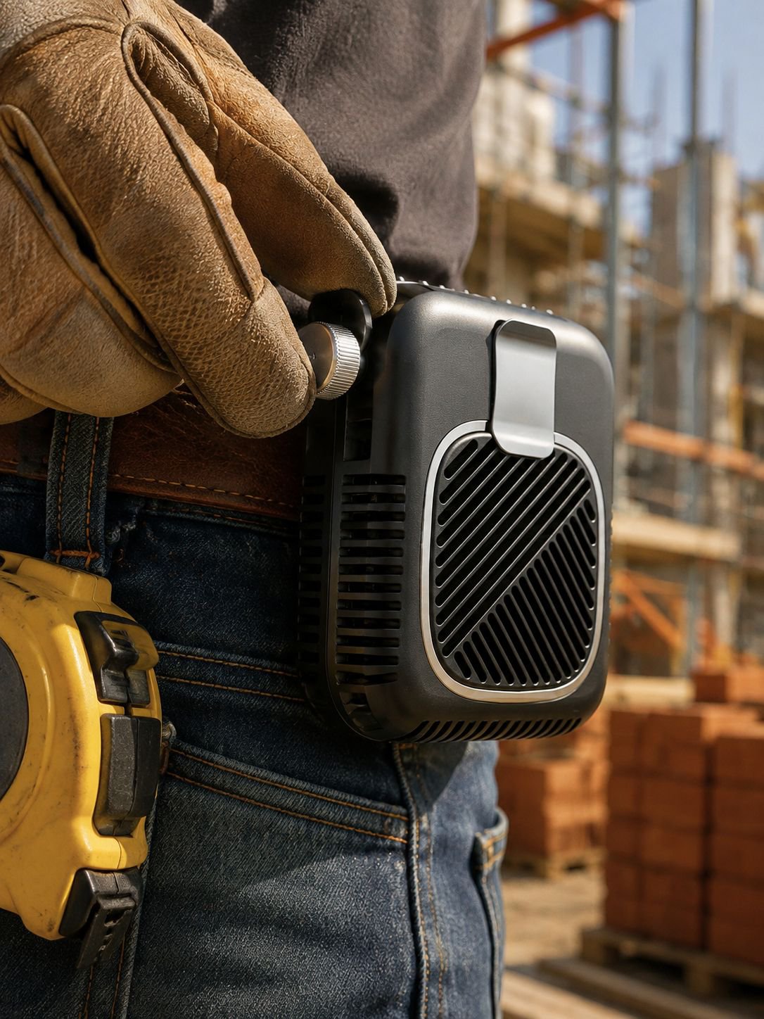 Portable Waist-Mounted Fan