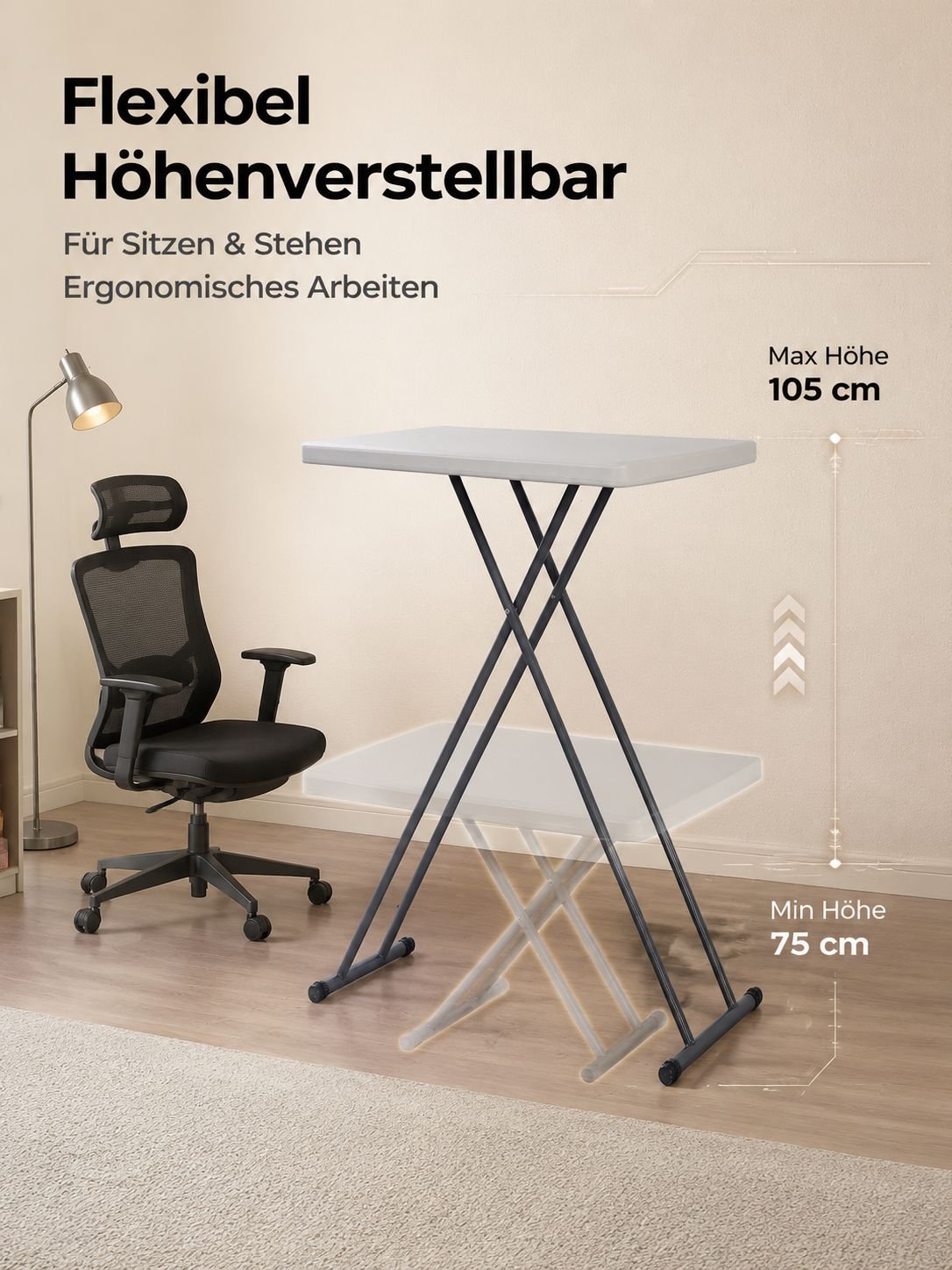 Verstellbarer Schreibtisch