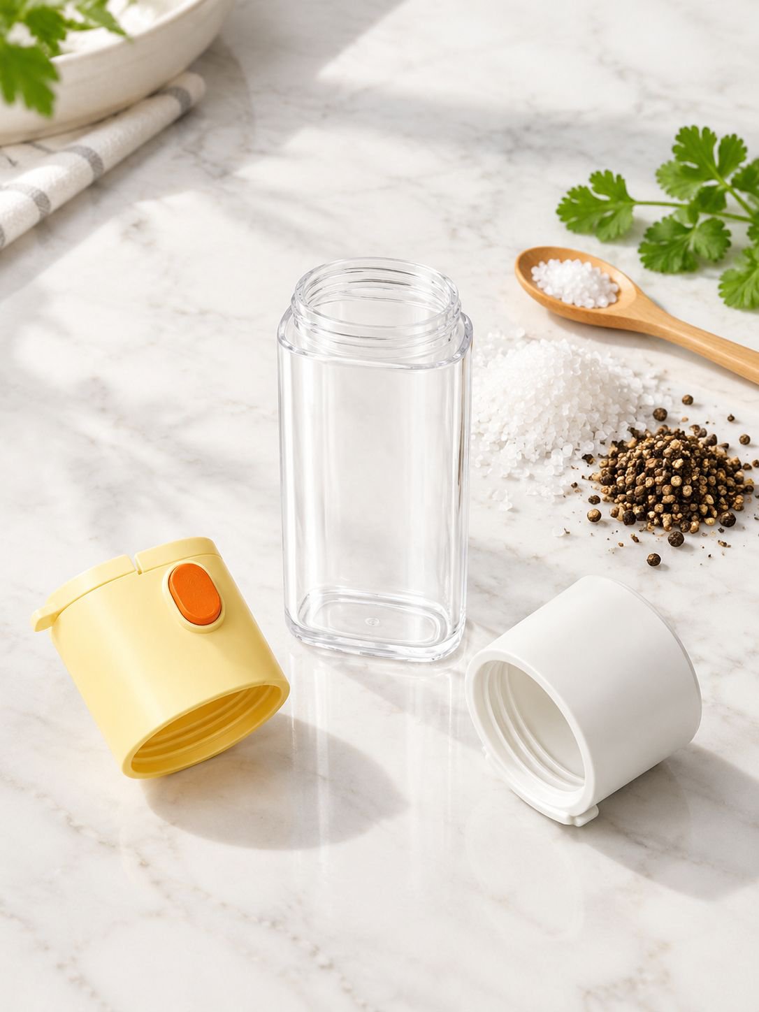Diseño compacto del dosificador doble apto para cualquier cocina