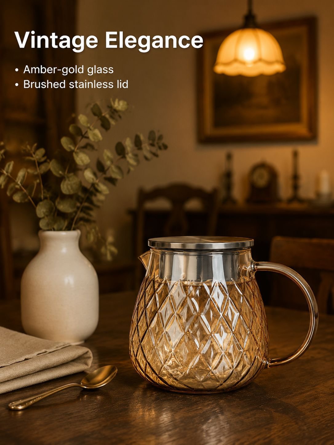 High borosilicate heat-resistant glass teapot