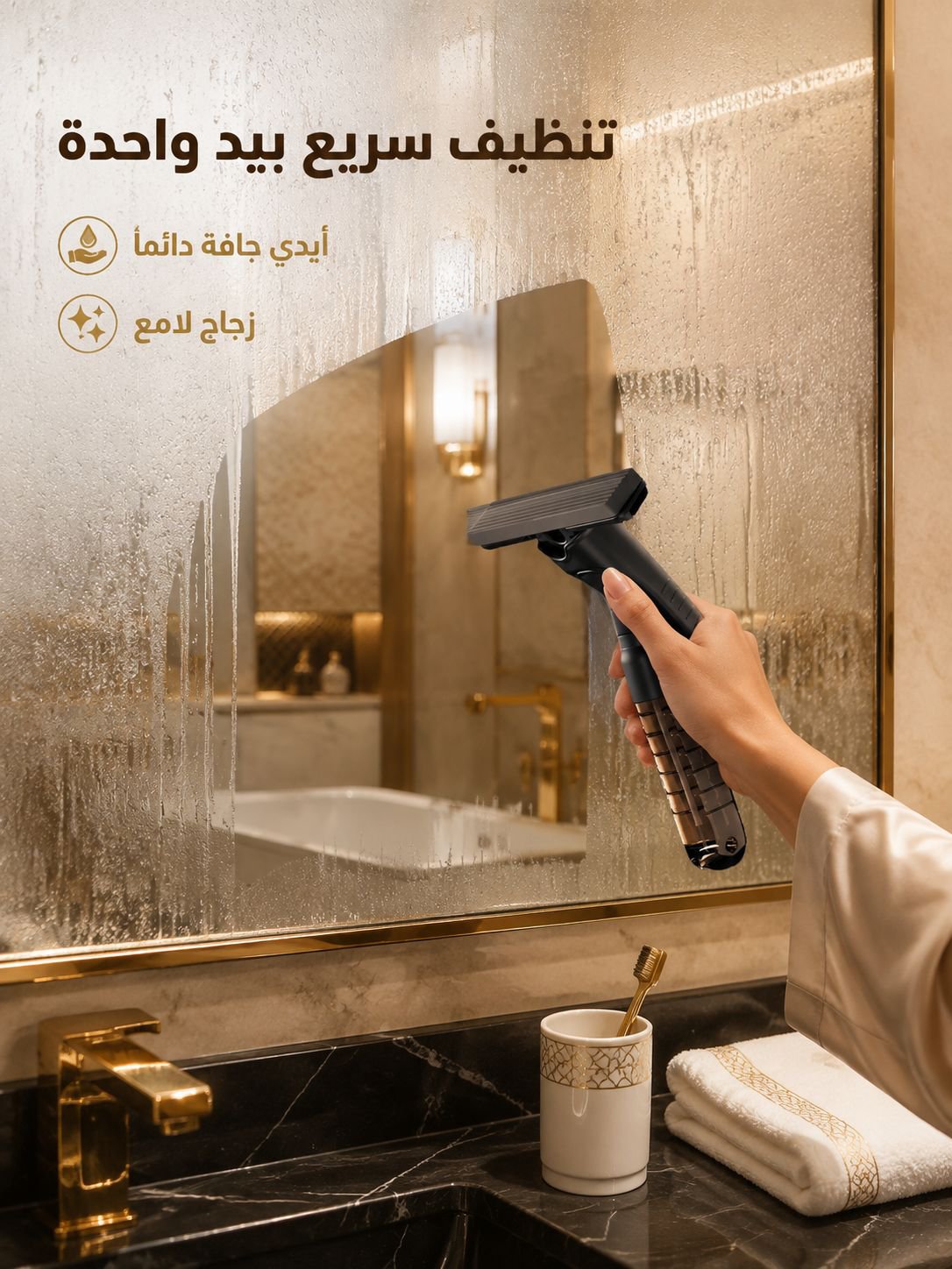 مكنسة صغيرة للسطح متعددة الاستخدامات قابلة للرش الماء مع وظيفة الرطب والجاف