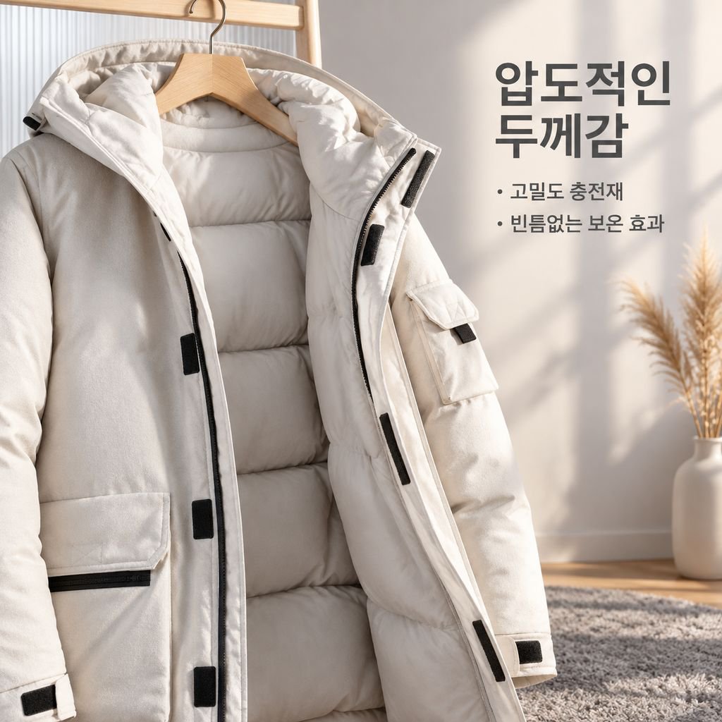 남성 겨울 후드 롱 패딩 점퍼 방한 보온 캐주얼 돕바 자켓