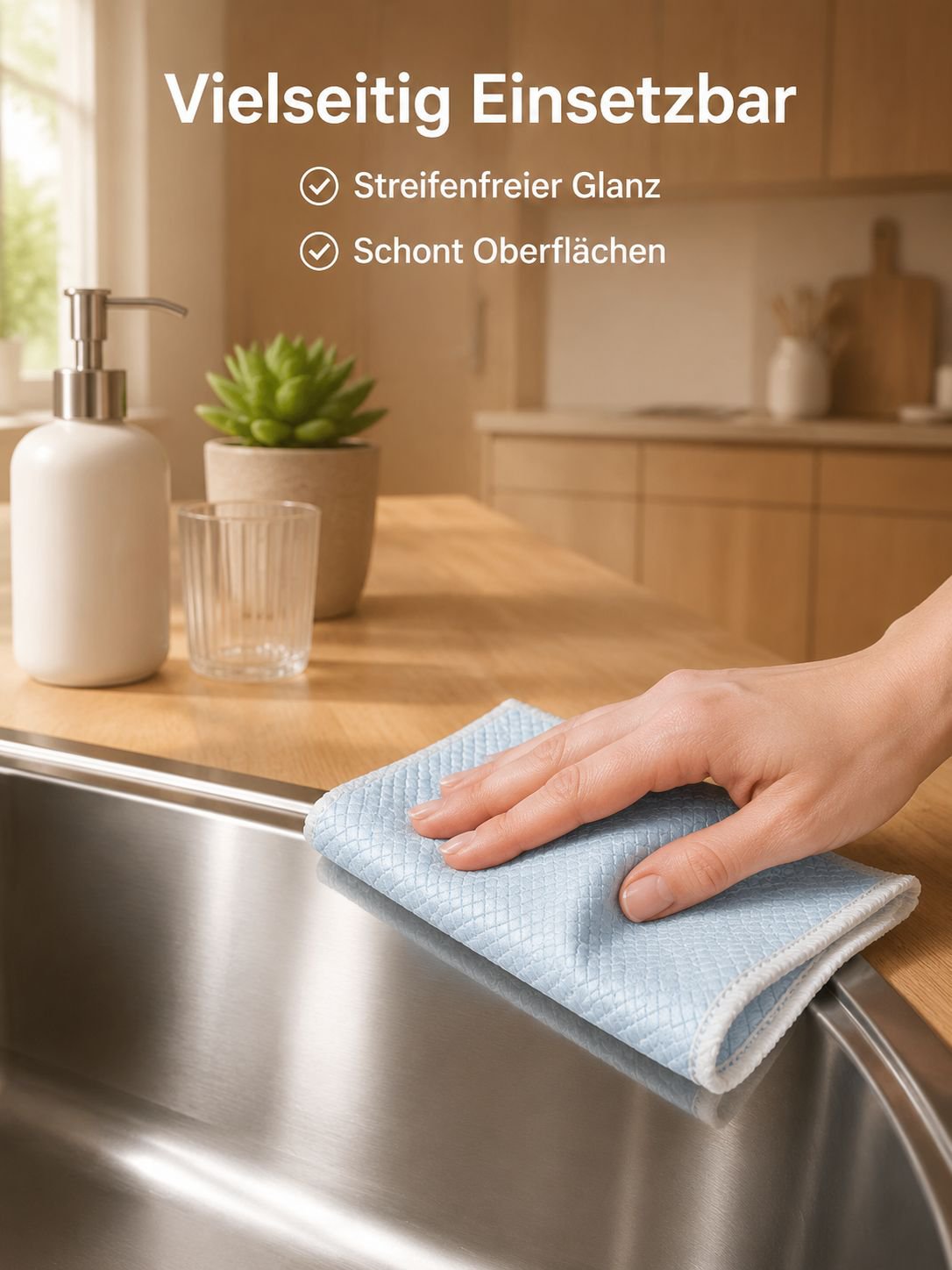 Fischschuppen-Muster saugfähiges Reinigungstuch